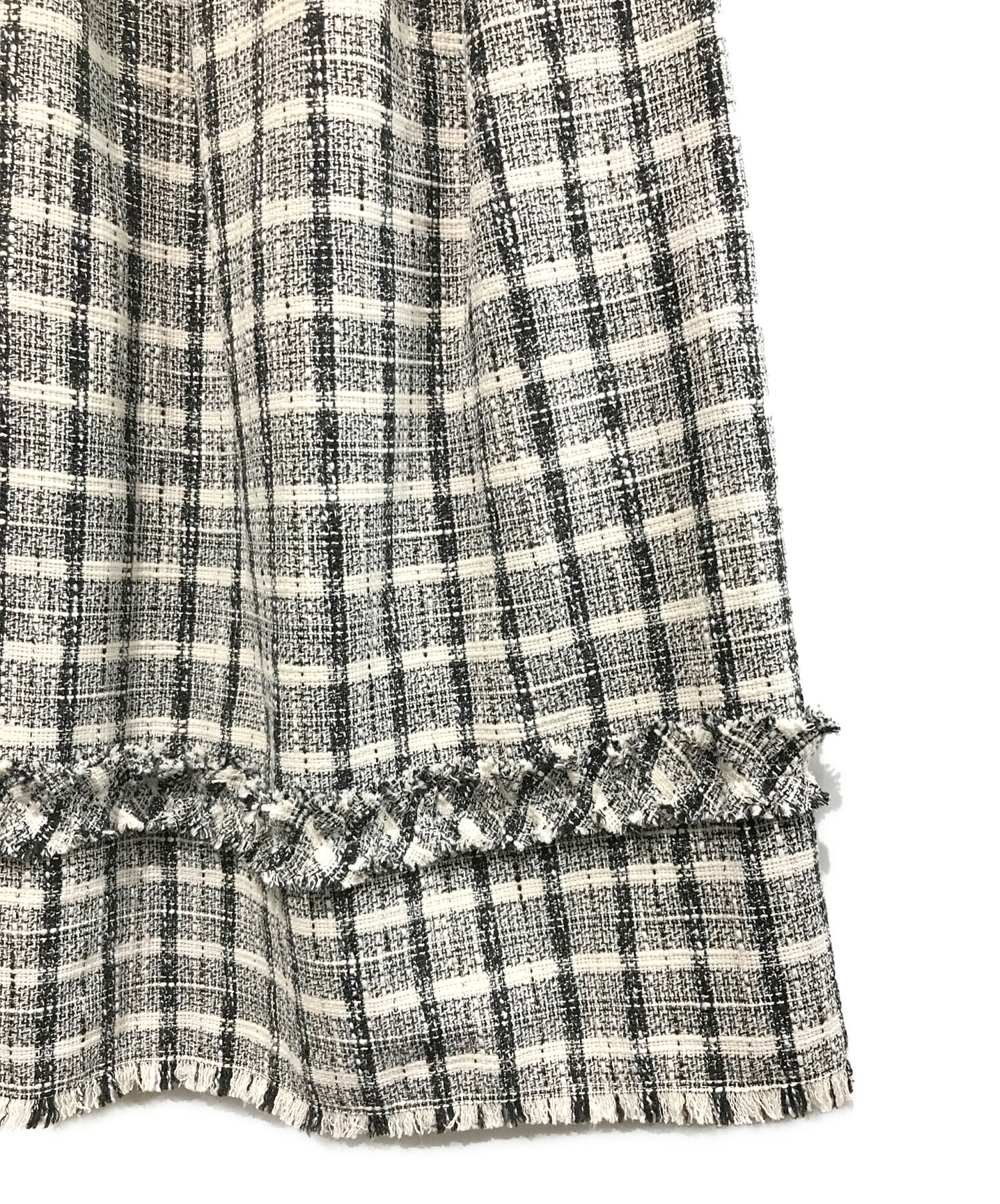 【新品未使用】herlipto Faubourg Tweed Dress M herlipto Faubourg Tweed Dress white M