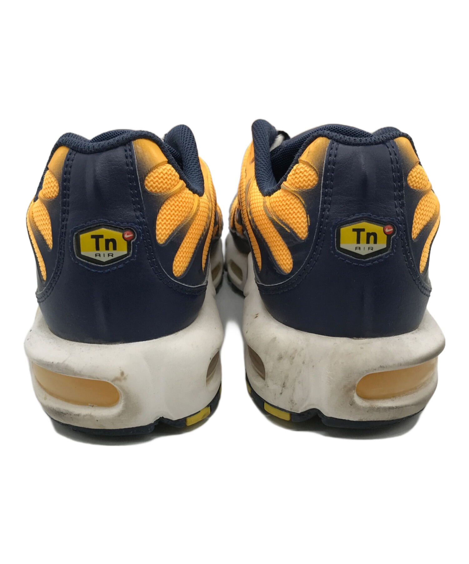 中古・古着通販】NIKE (ナイキ) AIR MAX PLUS SE イエロー×ネイビー 