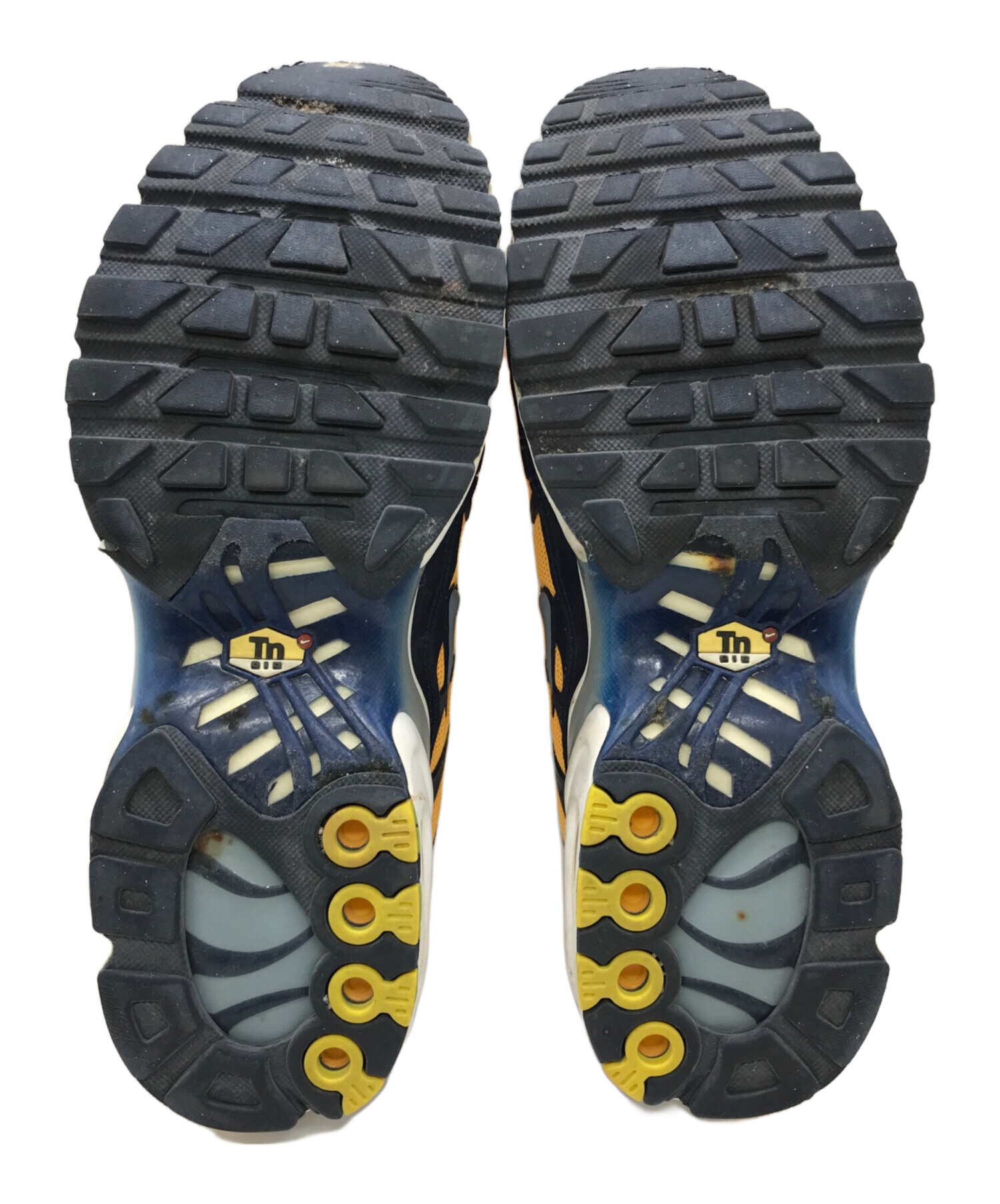 中古・古着通販】NIKE (ナイキ) AIR MAX PLUS SE イエロー×ネイビー 