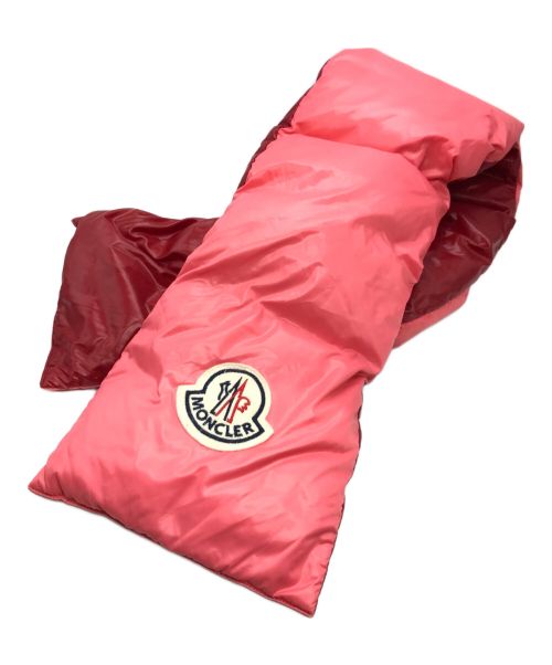 モンクレール　ダウンマフラー　ピンク　中古 中古・古着通販】MONCLER (モンクレール) ダウンマフラー レッド