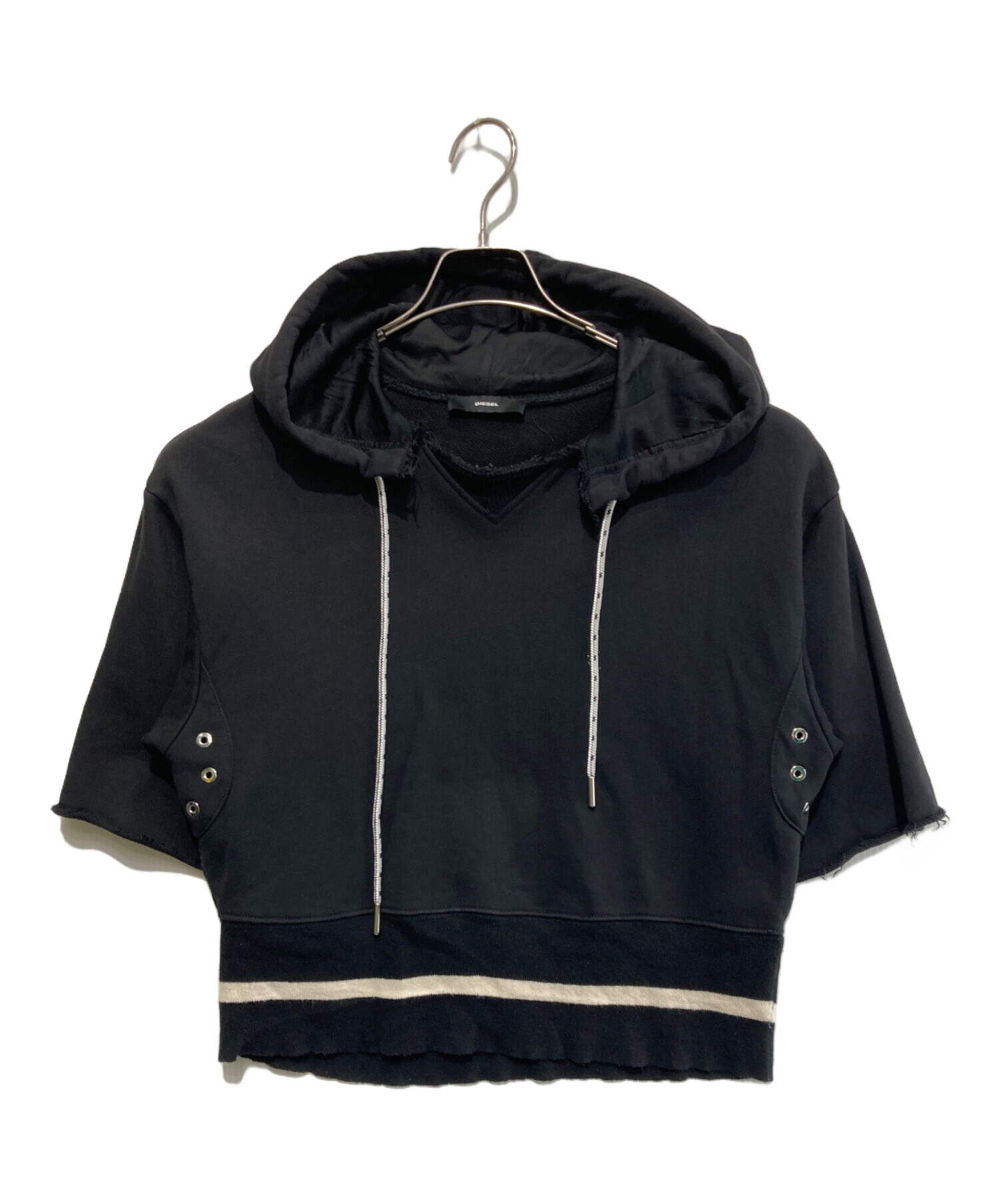 中古・古着通販】DIESEL (ディーゼル) 刺繍プルオーバーパーカー 