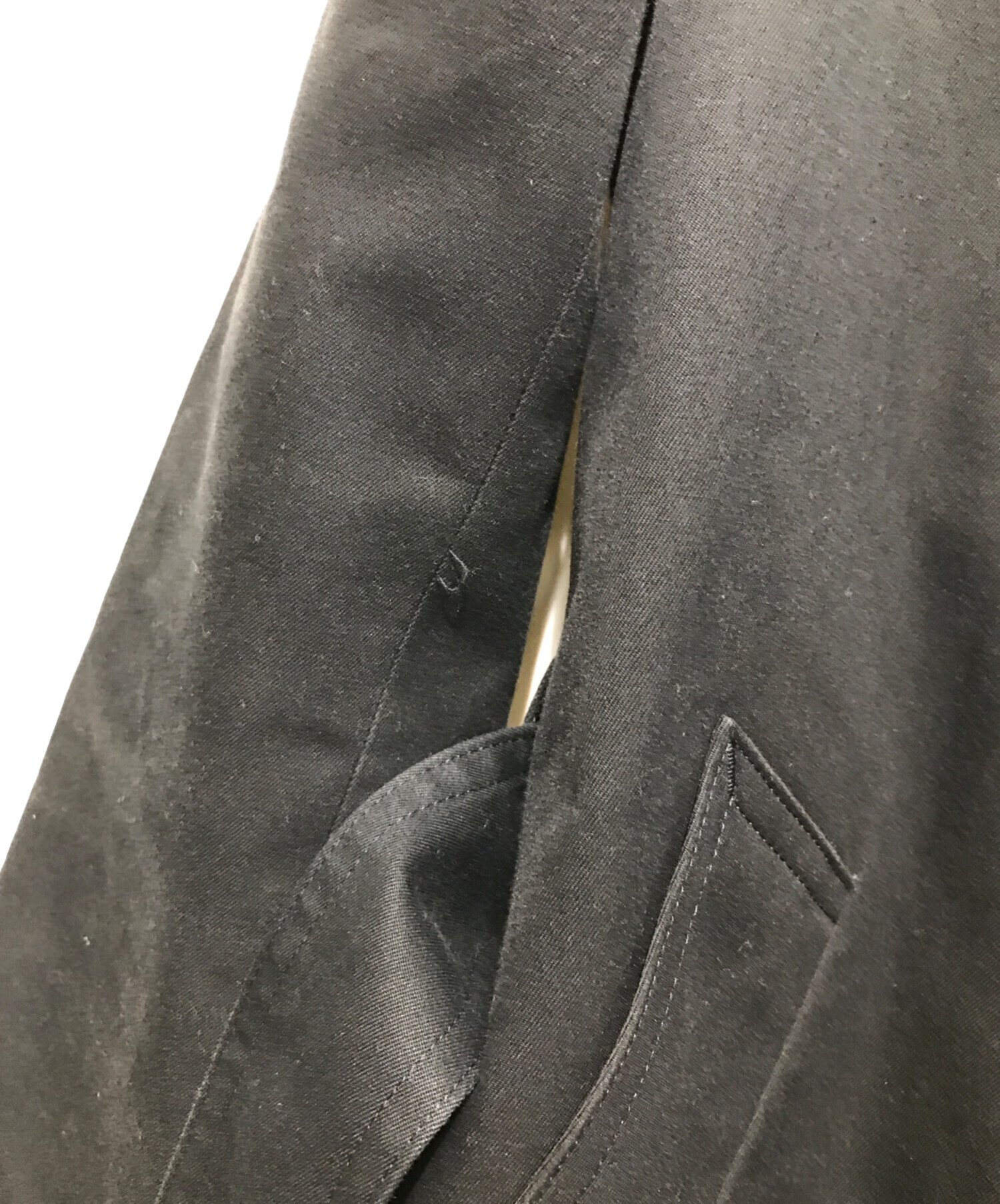 中古・古着通販】HYKE (ハイク) ライナー付トレンチコート ブラック