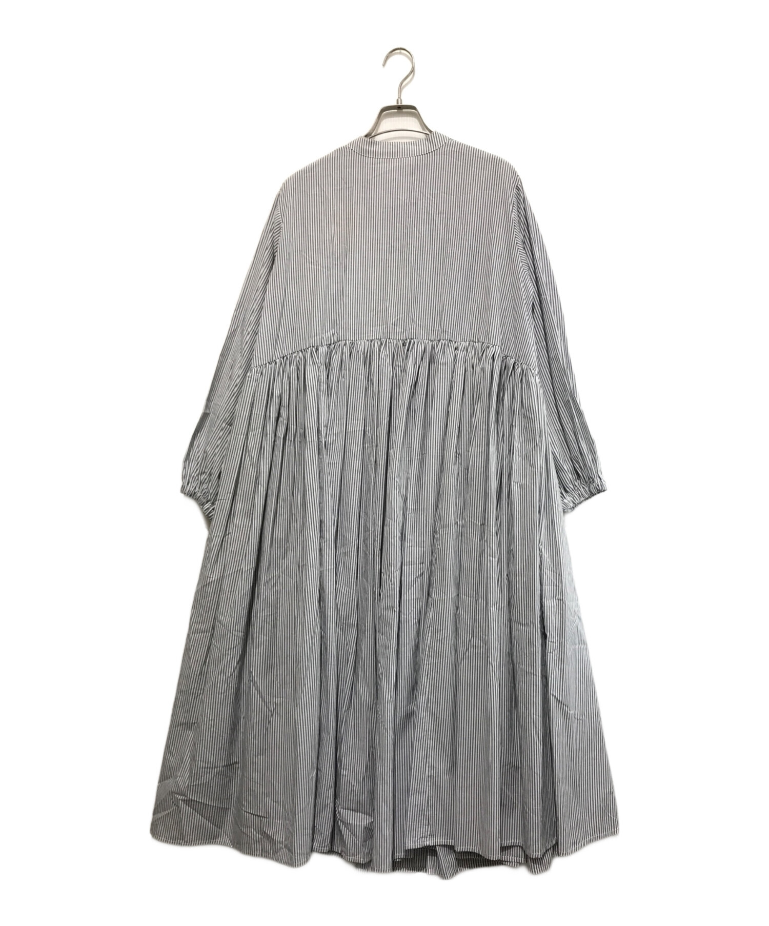 haha＊861 新品 ビアズリー 先染めギャザーワンピース 1 中古・古着通販】BEARDSLEY (ビアズリー) 先染めギャザーワンピース