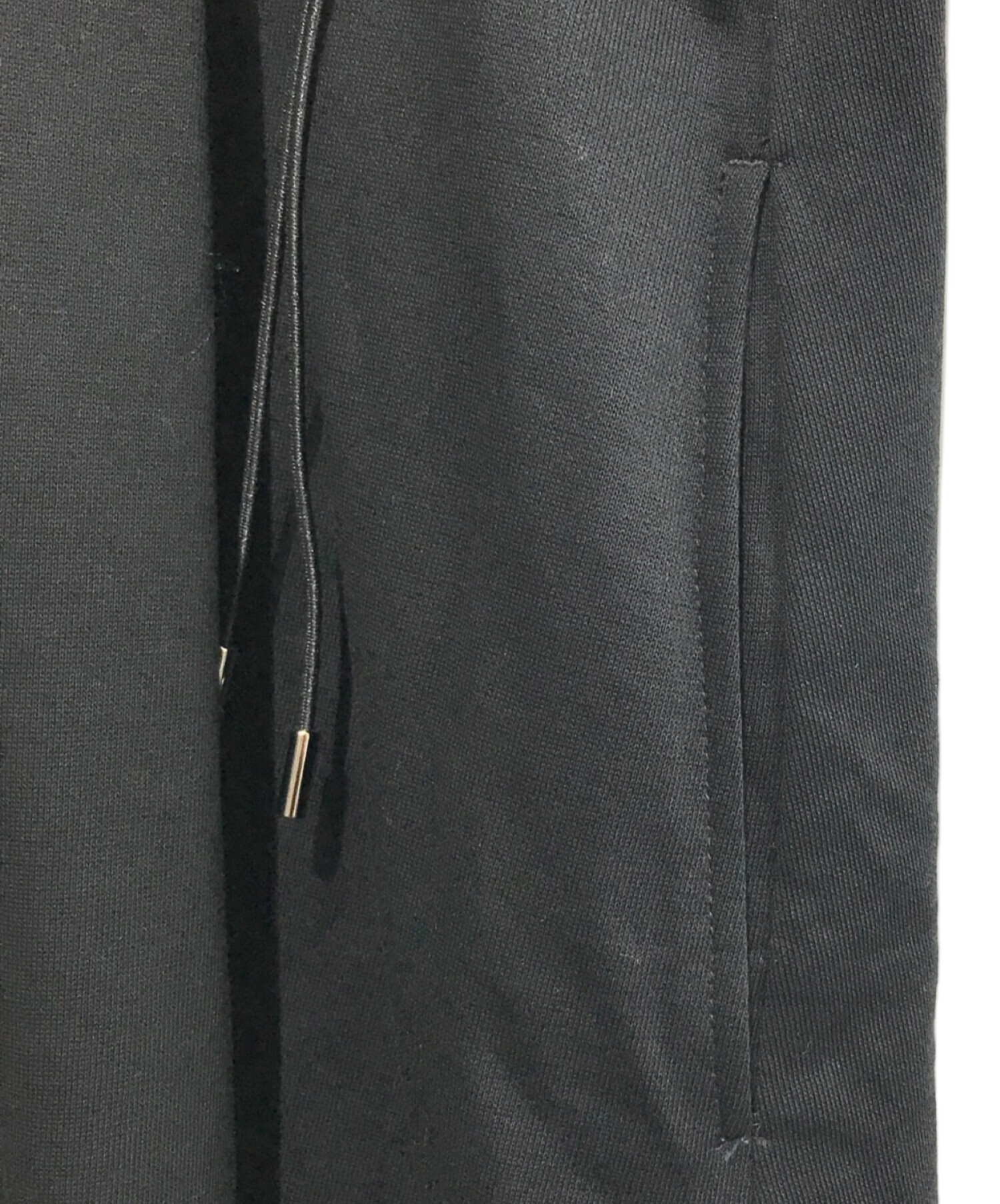 中古・古着通販】UJOH (ウジョー) 七分袖ギャザーワンピース ブラック