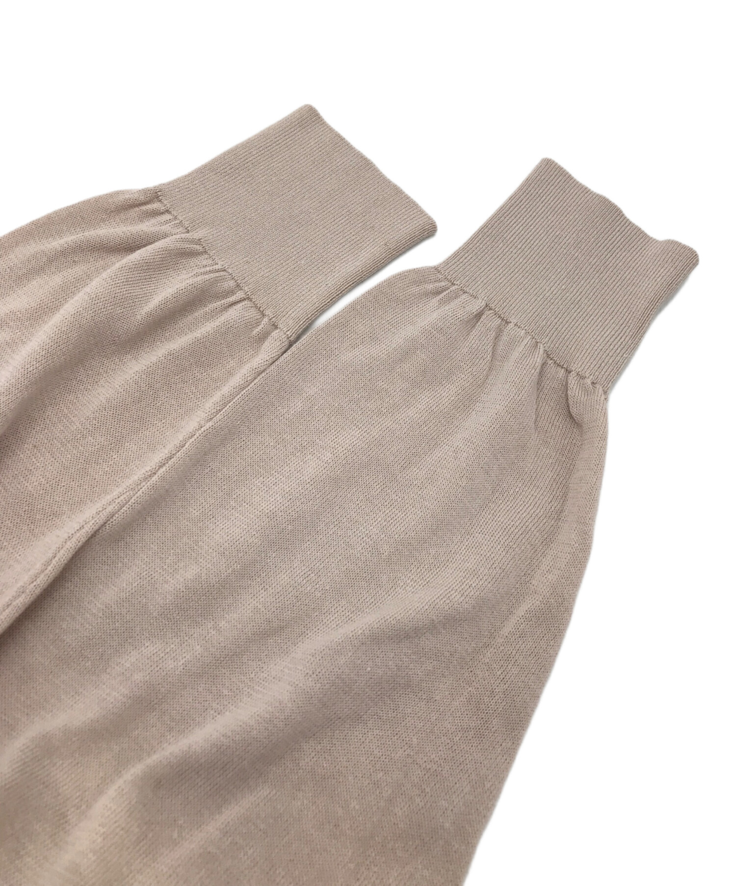 中古・古着通販】ANAYI (アナイ) ロングニットカーディガン ベージュ