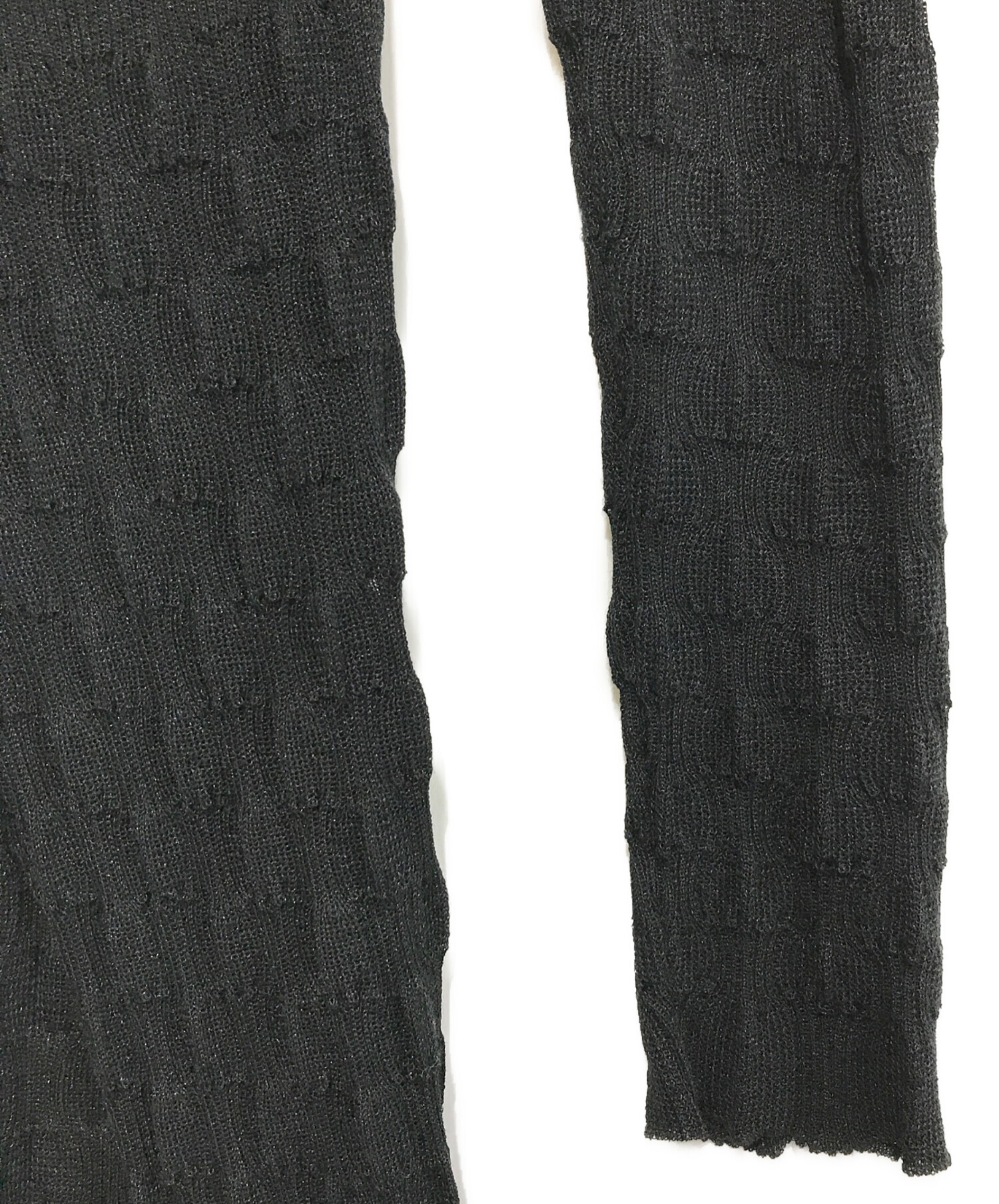 中古・古着通販】babaco (ババコ) ロングカーディガン ブラック 中古・古着通販】babaco (ババコ) ロングカーディガン ブラック
