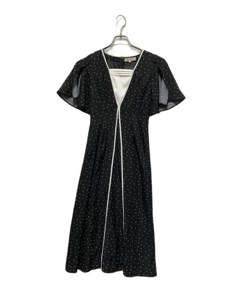 【完売品】JUSGLITTY スリットスリーブ配色ワンピース 3060001749381649_01_0688w.jpeg