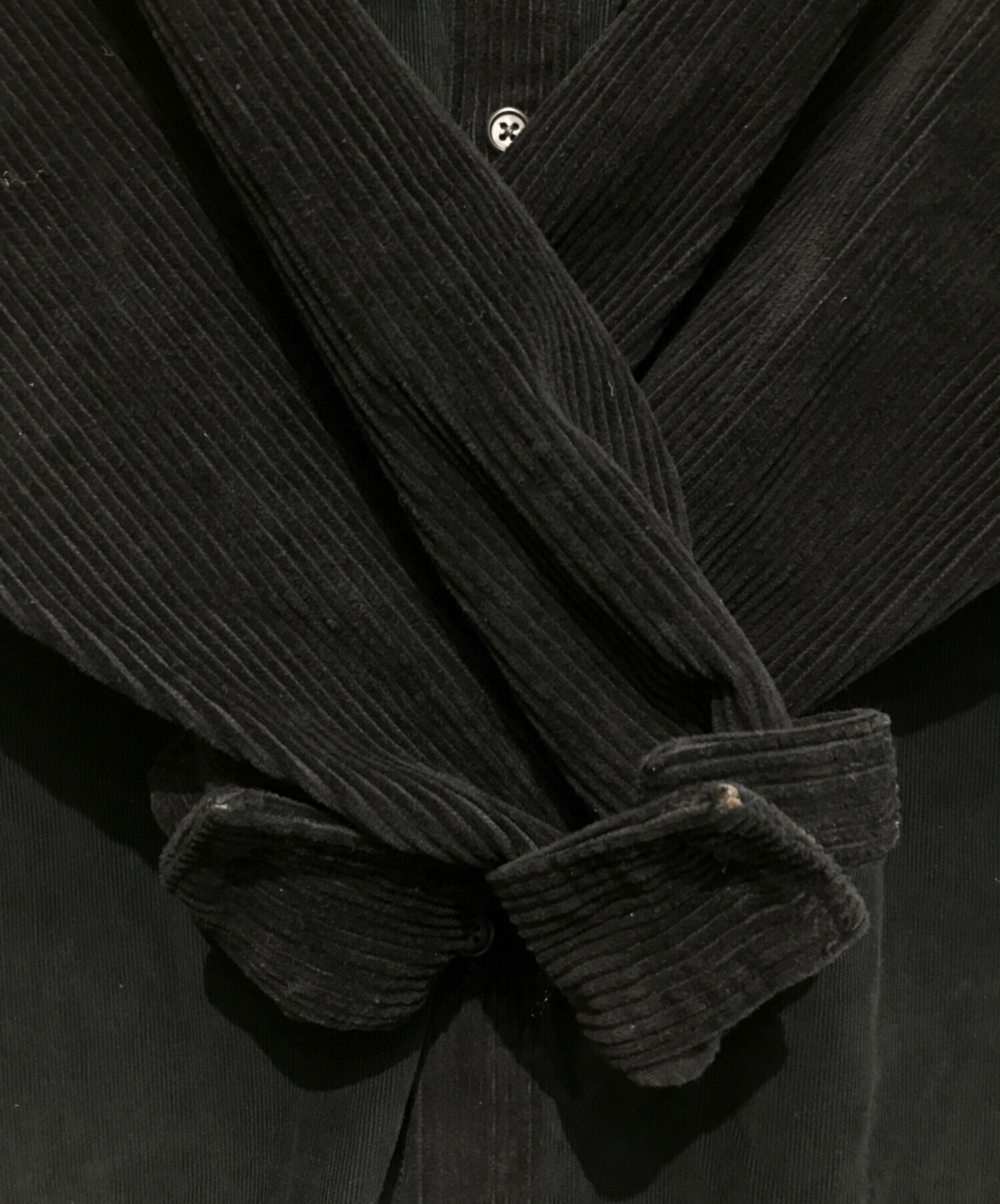 KIMMY キミー カジュアルシャツ メンズ 【古着】【中古】 中古・古着通販】KIMMY (キミ―) コーデュロイシャツ ブラック サイズ:M