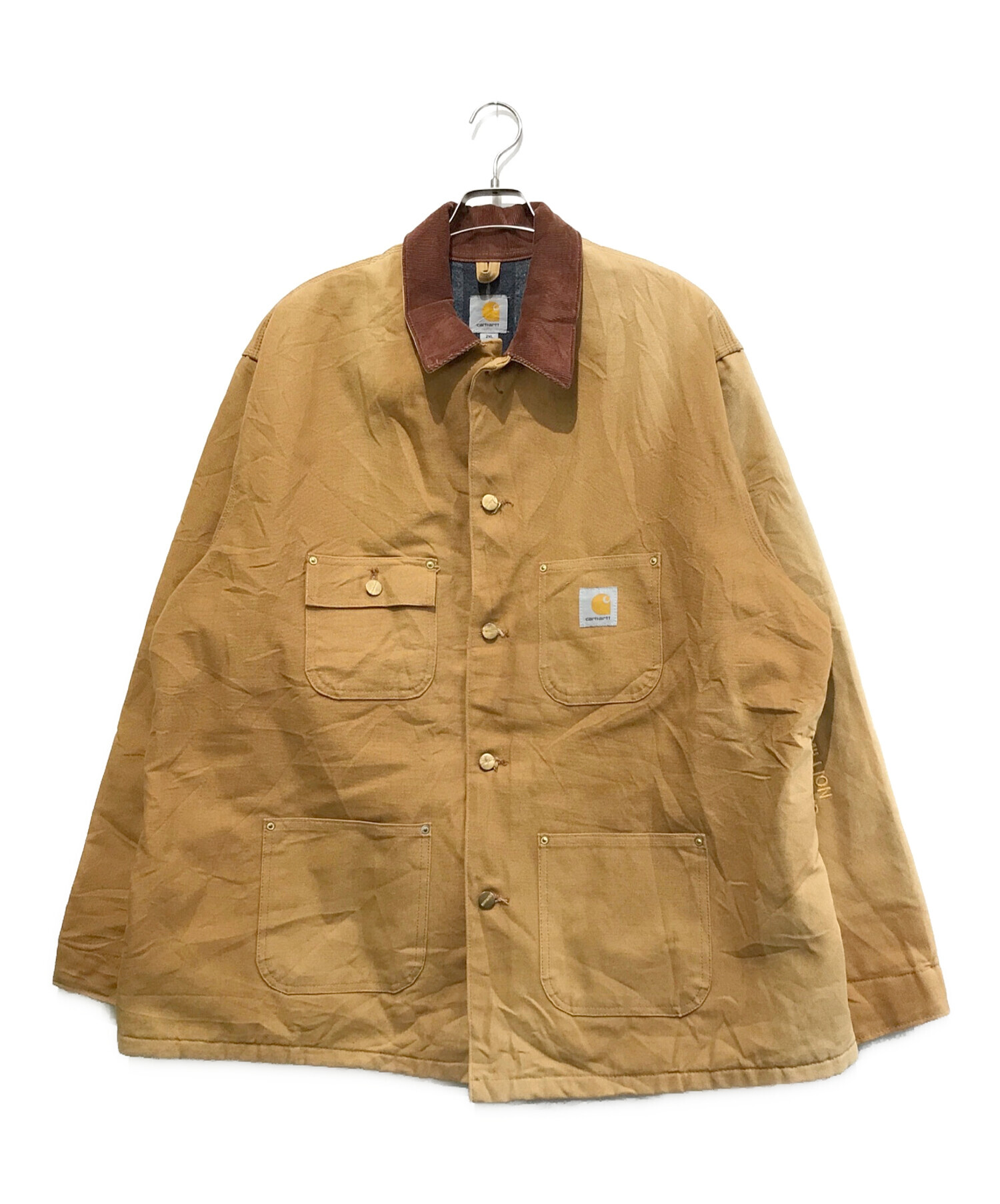 中古・古着通販】CarHartt (カーハート) CHORE COAT ブラウン サイズ