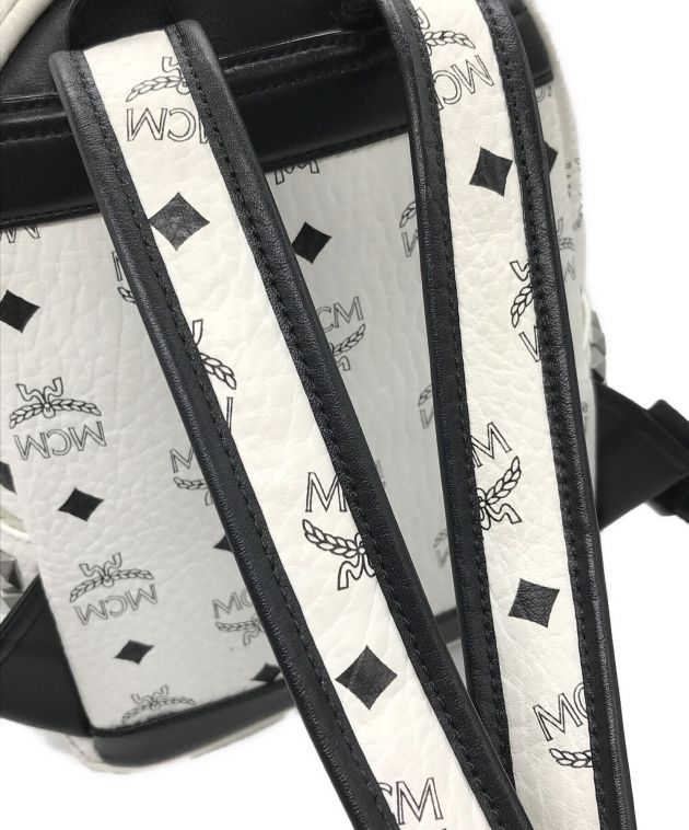 中古・古着通販】MCM (エムシーエム) スタッズリュック ホワイト