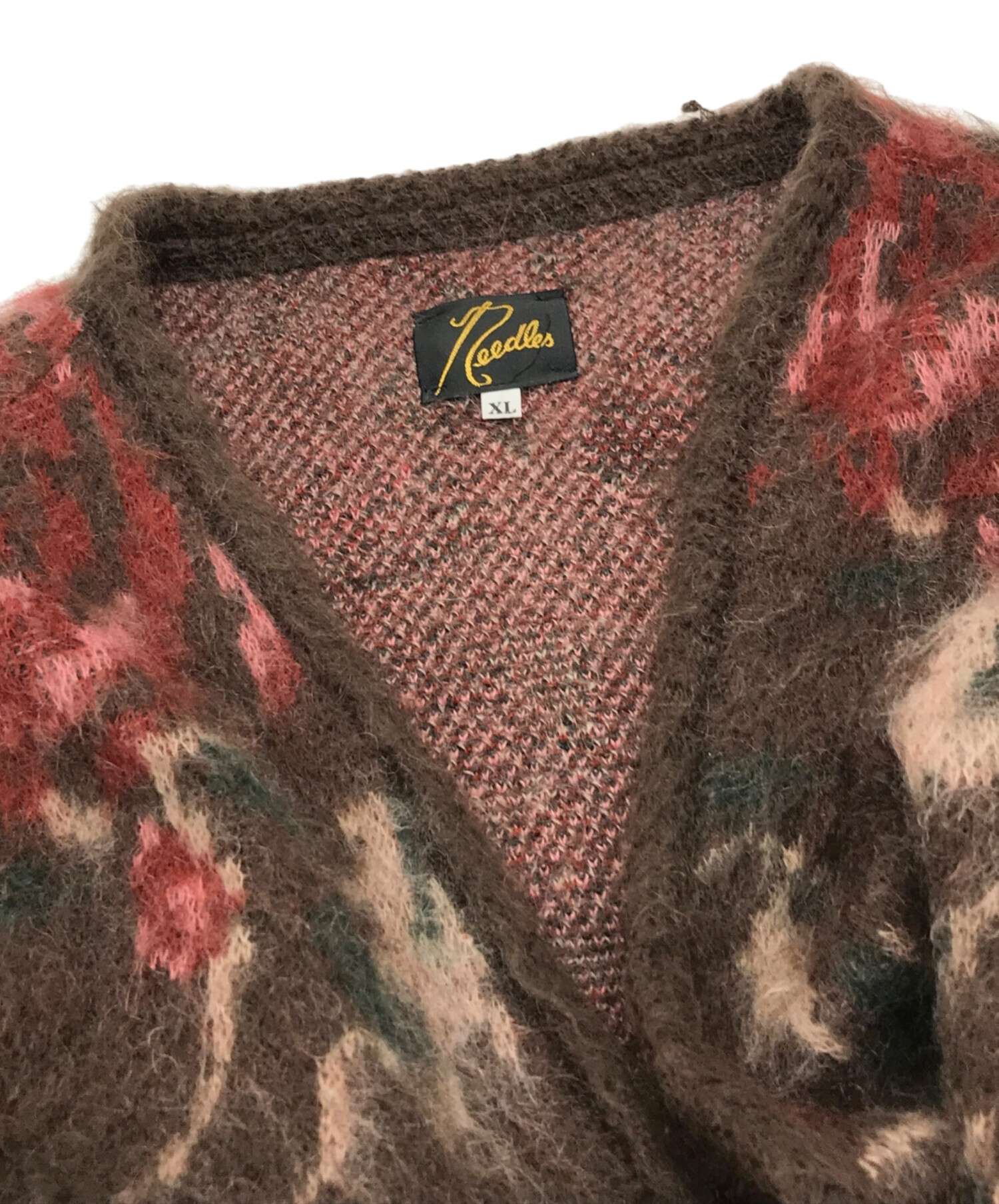 中古・古着通販】Needles (ニードルズ) 22AW Mohair Cardigan/Rose