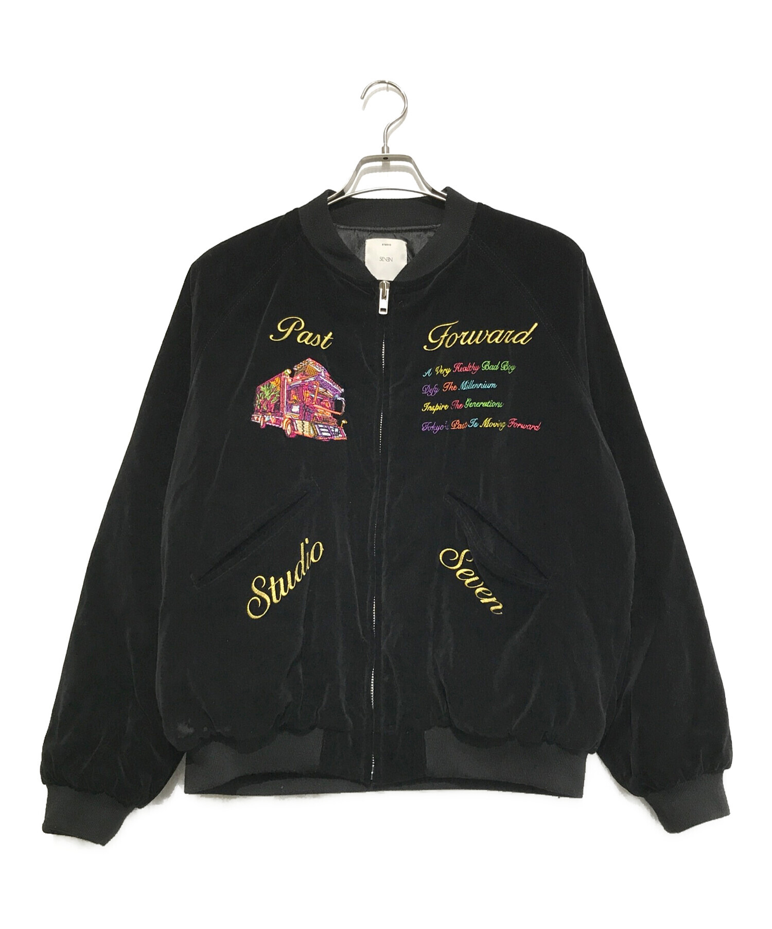 古着屋購入 USED Vintage Disne別珍リバーシブルベロアスカジャン ベロアスカジャン(古着) 古着屋購入 USED Vintage Disne別珍