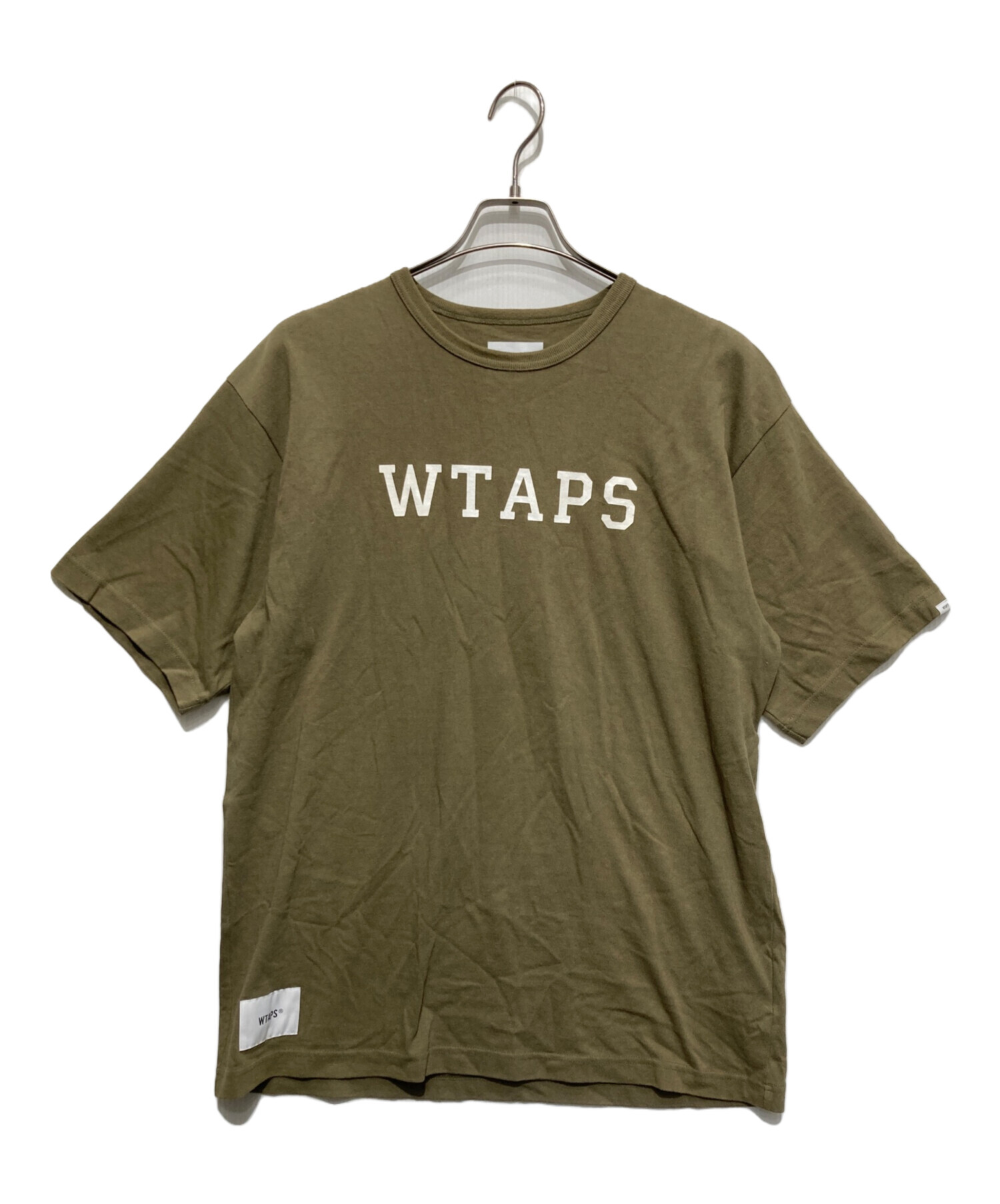 中古・古着通販】WTAPS (ダブルタップス) COLLEGE SS TEE OLIVE DRAB T