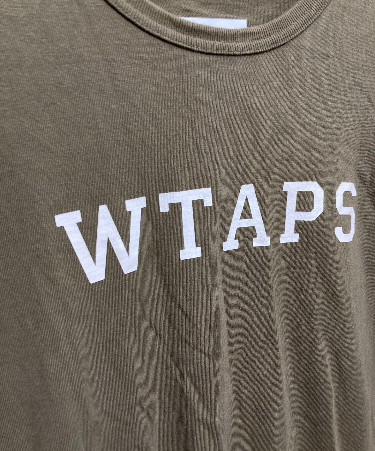 中古・古着通販】WTAPS (ダブルタップス) COLLEGE SS TEE OLIVE DRAB T