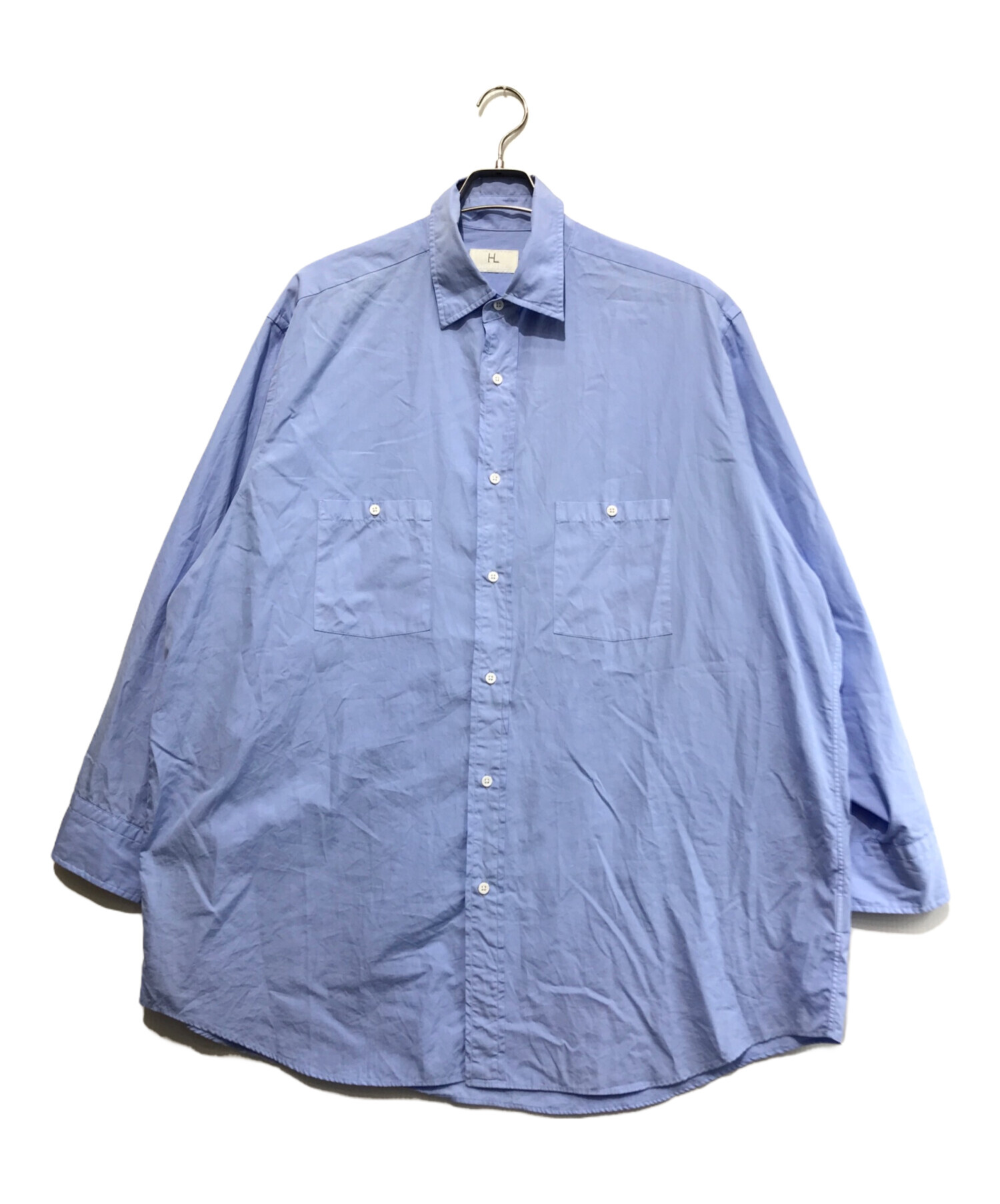 中古・古着通販】HERILL (ヘリル) 23SS Suvin Work shirts ブルー 