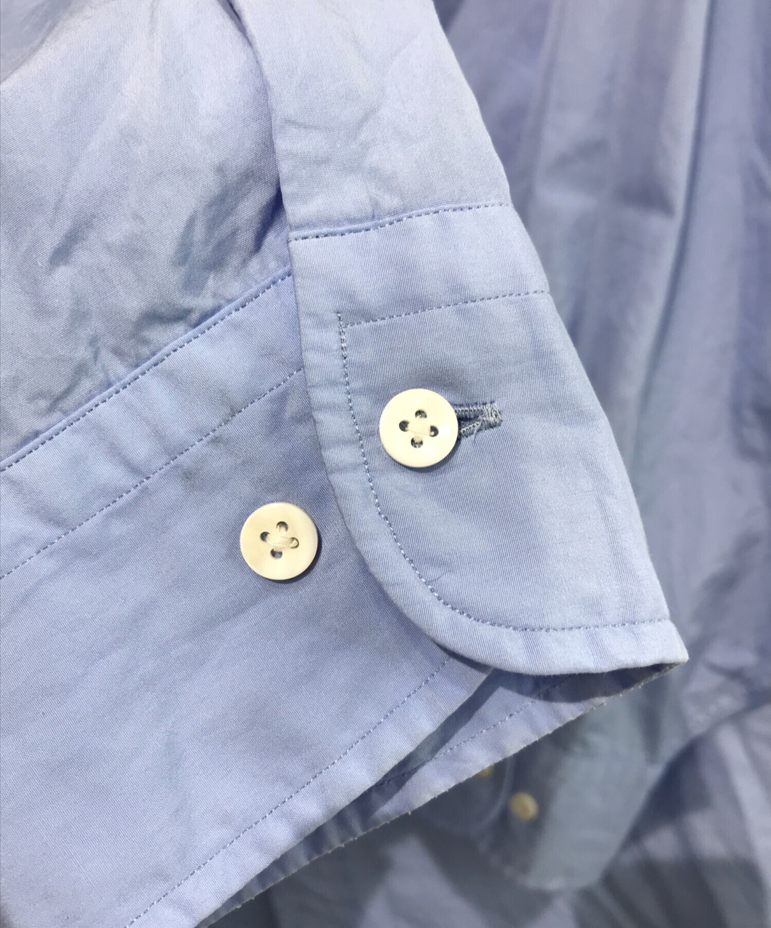 中古・古着通販】HERILL (ヘリル) 23SS Suvin Work shirts ブルー  