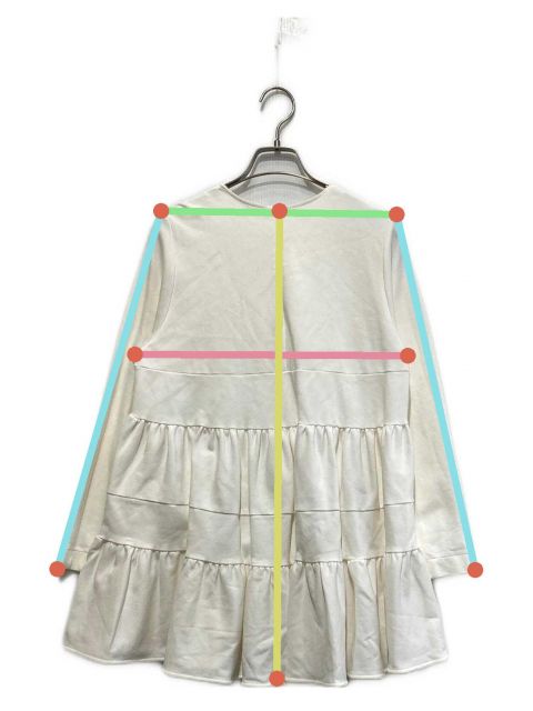 中古・古着通販】yori (ヨリ) ぬくぬくヘムフリルブラウス