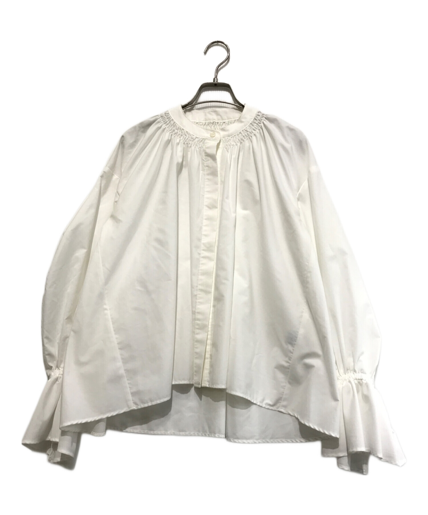 中古・古着通販】Gypsohila (ジプソフィア) Smoking Blouse ホワイト