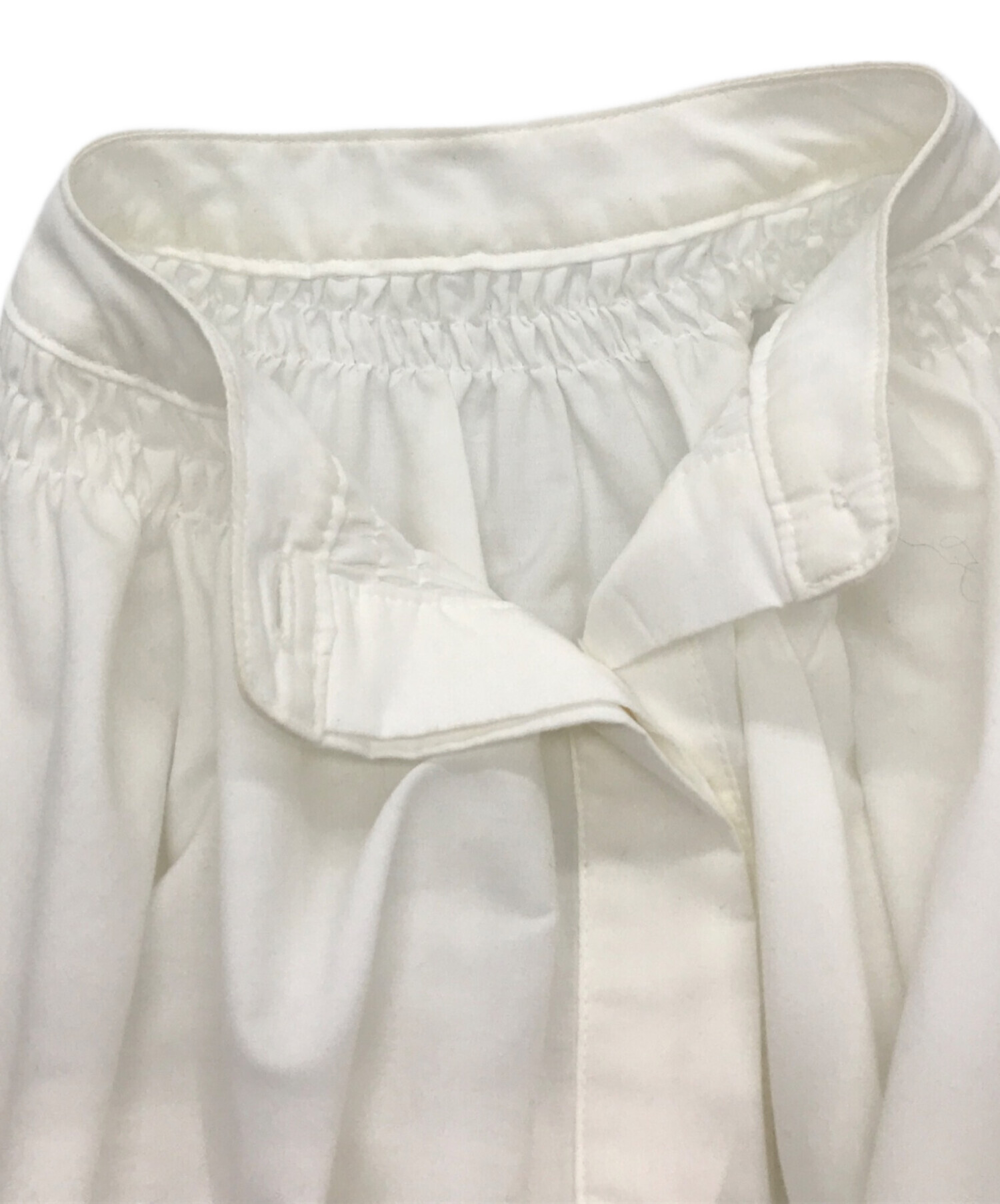 中古・古着通販】Gypsohila (ジプソフィア) Smoking Blouse ホワイト
