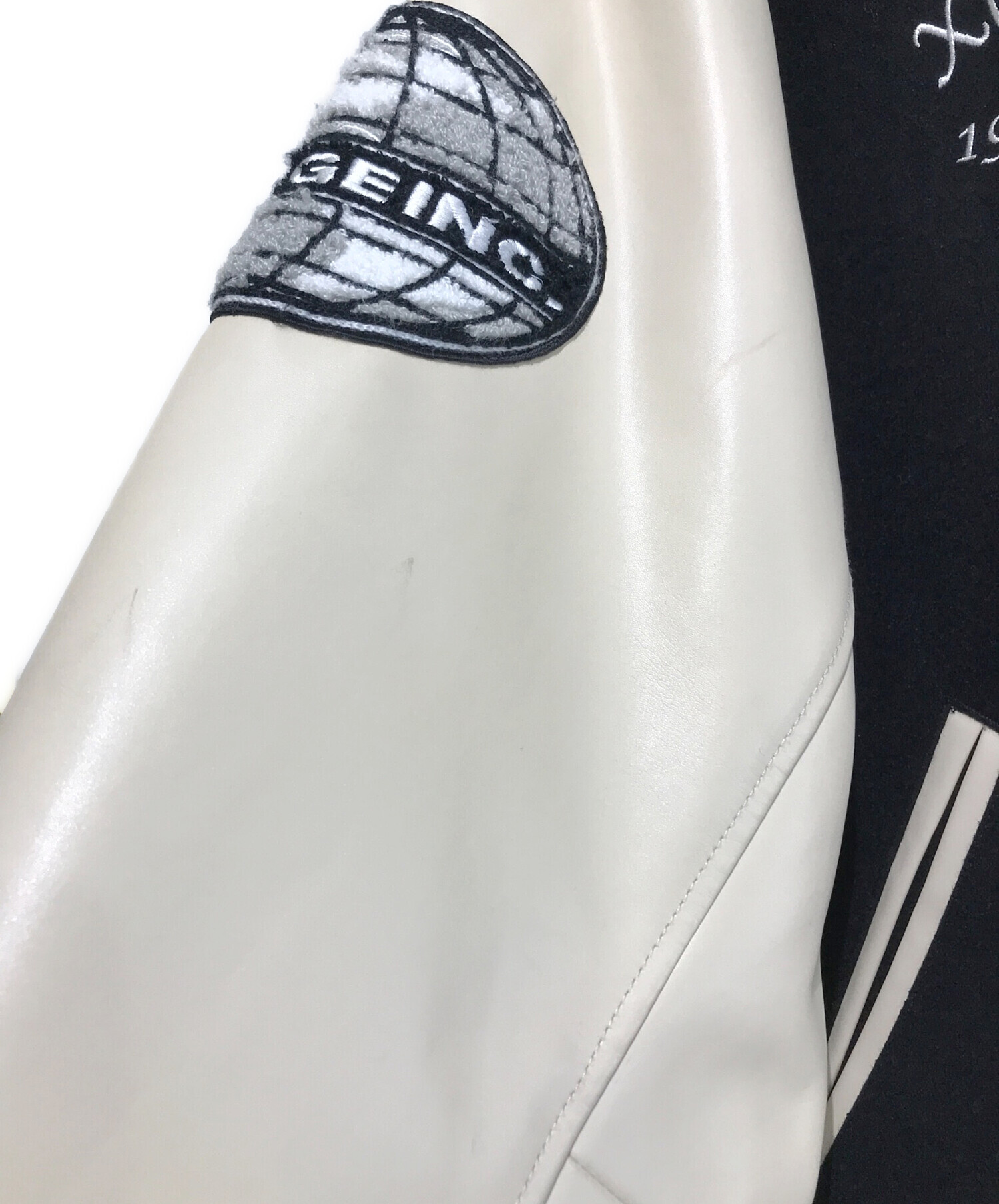 中古・古着通販】X-LARGE (エクストララージ) スタジャン ブラック 