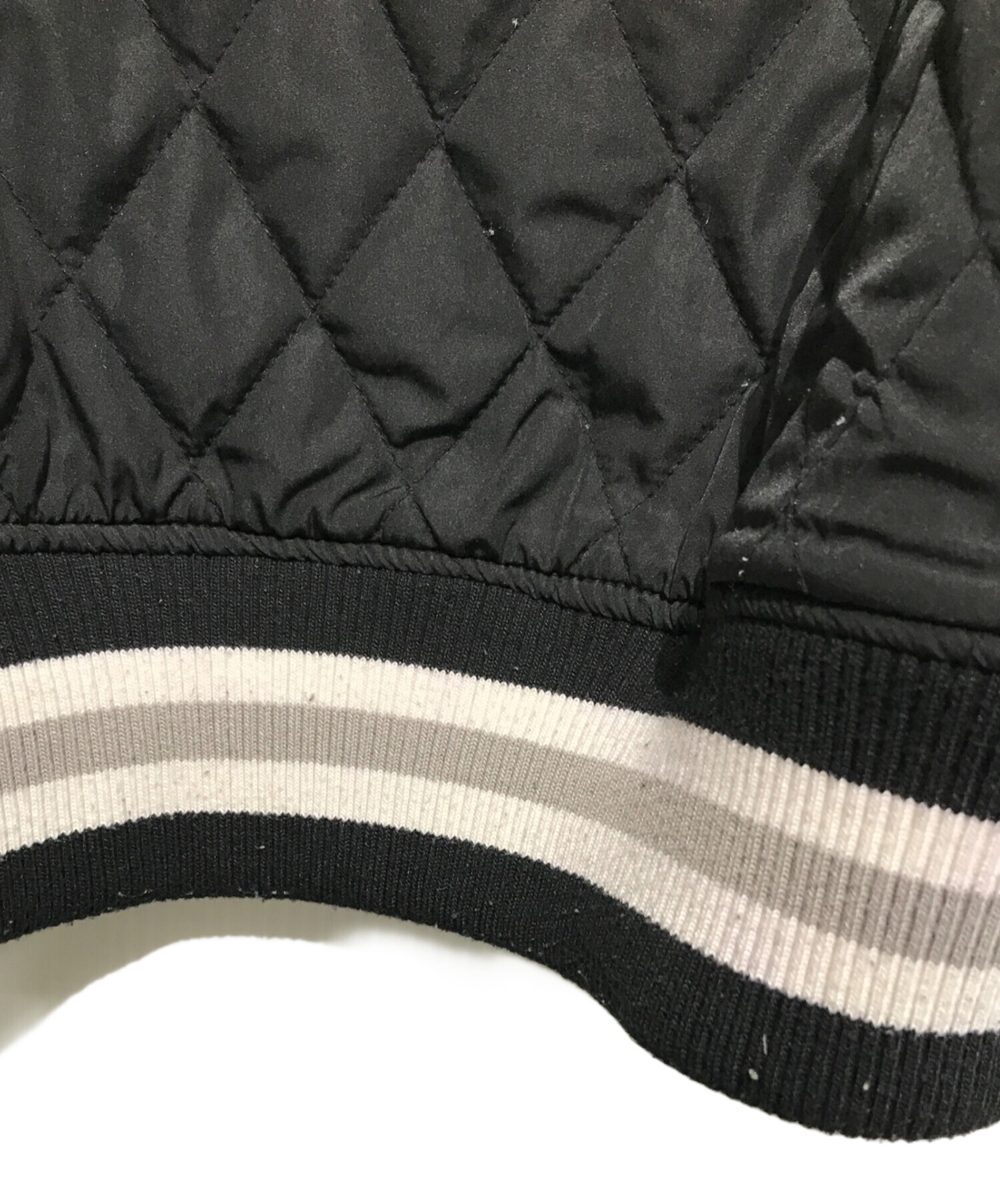 中古・古着通販】X-LARGE (エクストララージ) スタジャン ブラック 