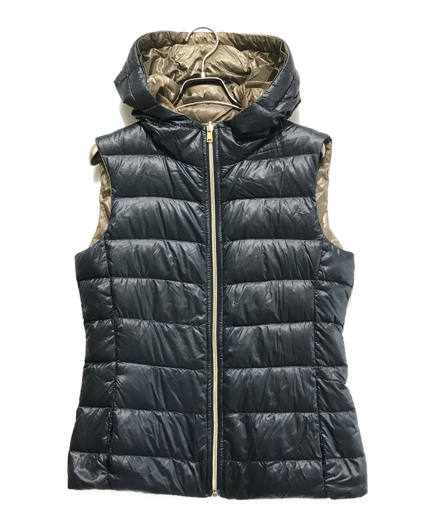 中古・古着通販】HERNO (ヘルノ) リバーシブルダウンベスト ネイビー 