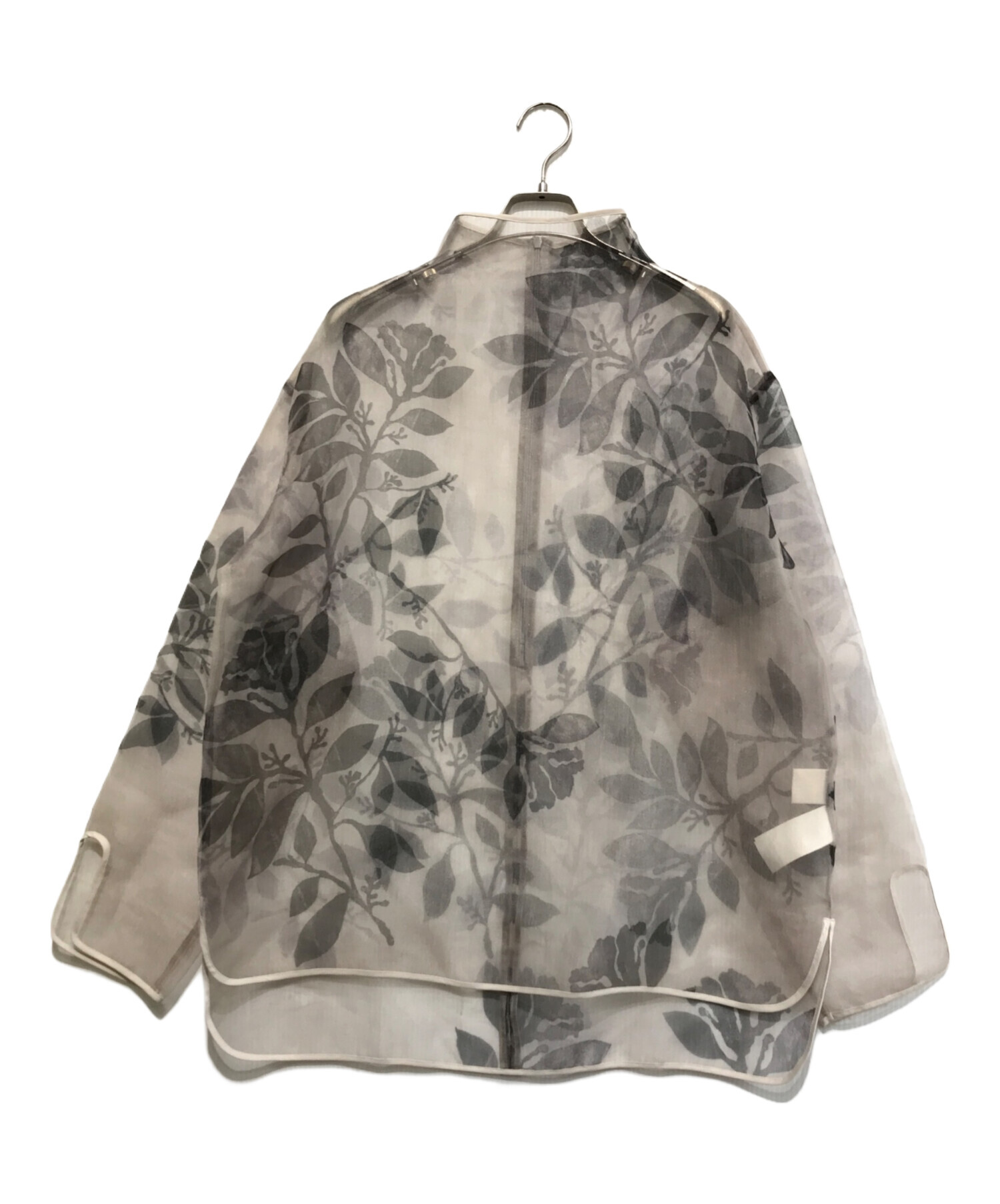 中古・古着通販】Ameri (アメリ) MEDI ROLLER ART SHEER TOP グレー 
