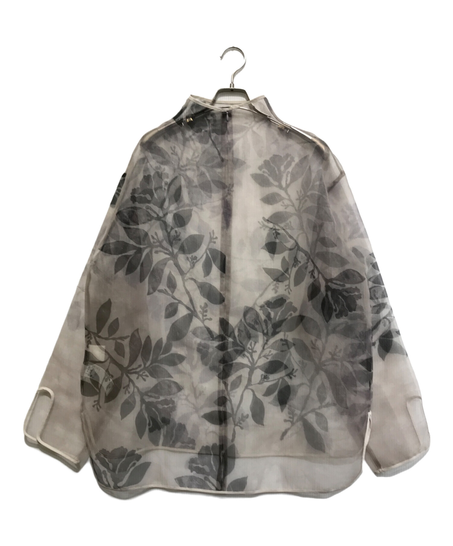 中古・古着通販】Ameri (アメリ) MEDI ROLLER ART SHEER TOP グレー 