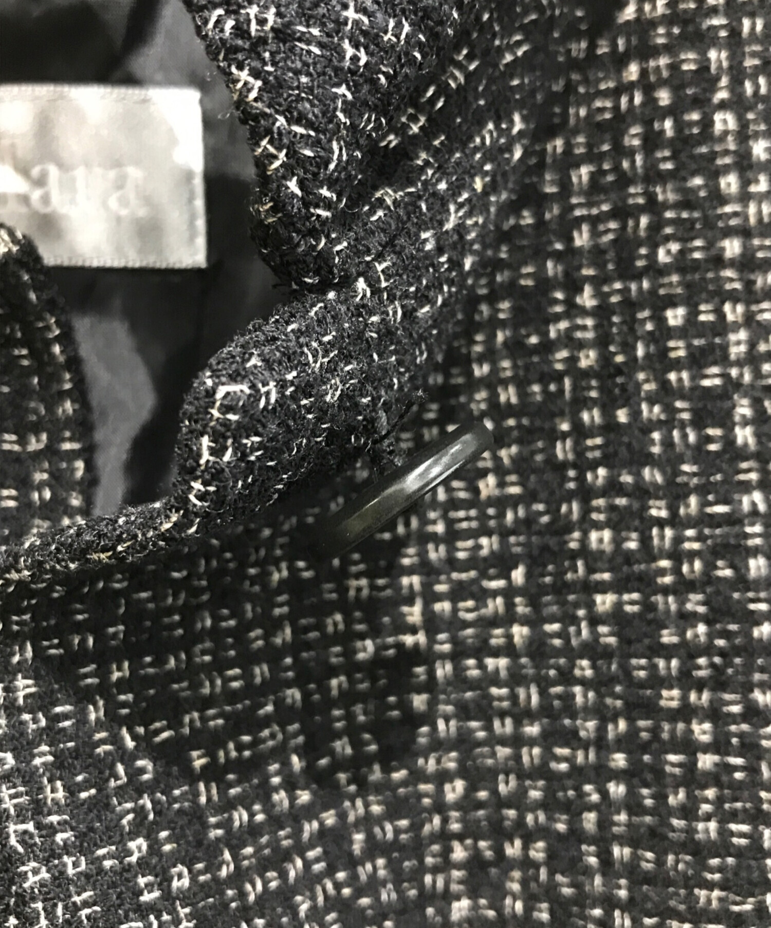 MaxMara ツィードウールコート 白タグ　希少　キルティング裏地 Max Mara - 極美品 マックスマーラ Max Mara コート 白タグ