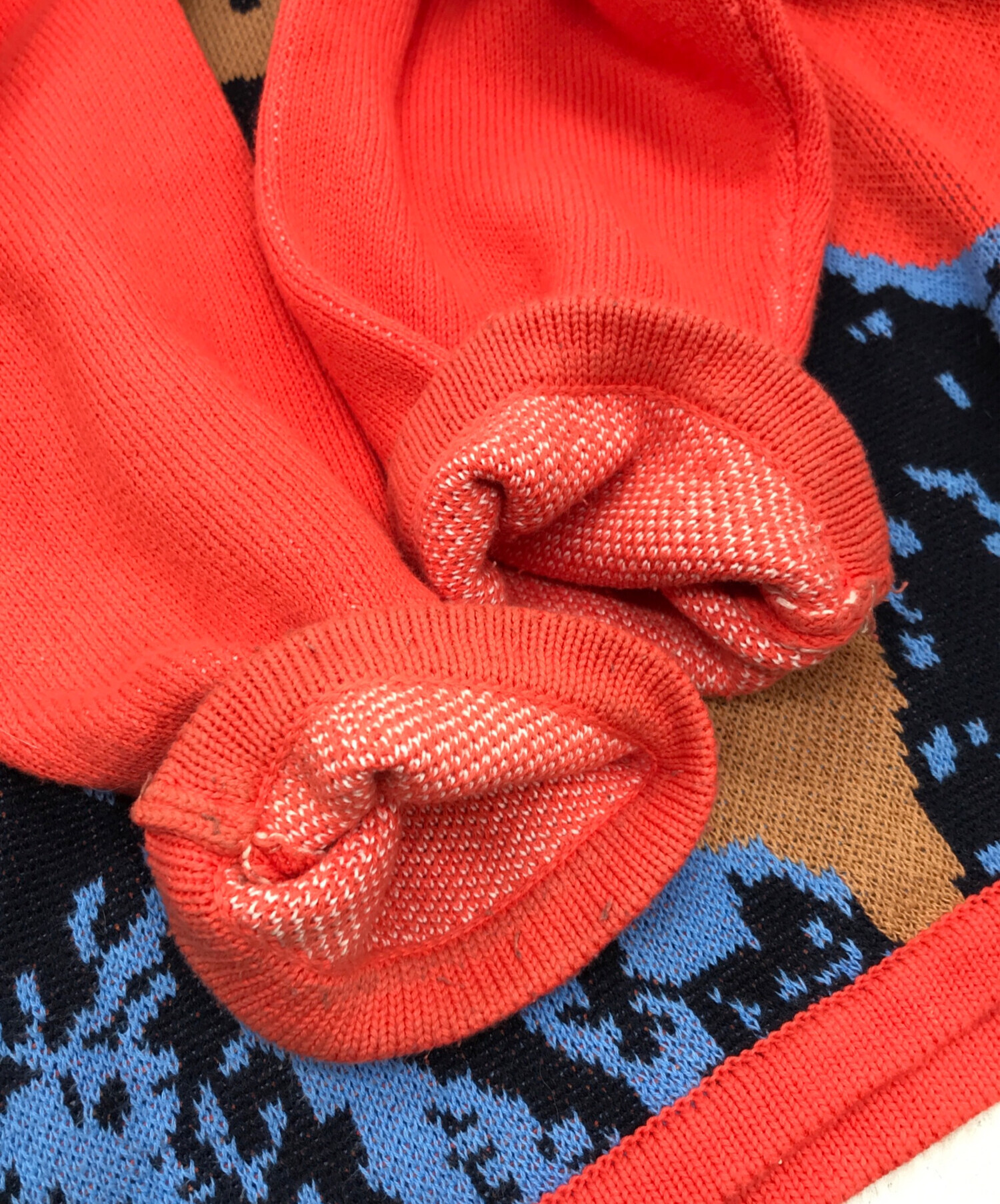 STUSSY ボブ・マーリー ニットセーター オレンジ STUSSY（ステューシー） ボブ・マーリーニットセーター セーター