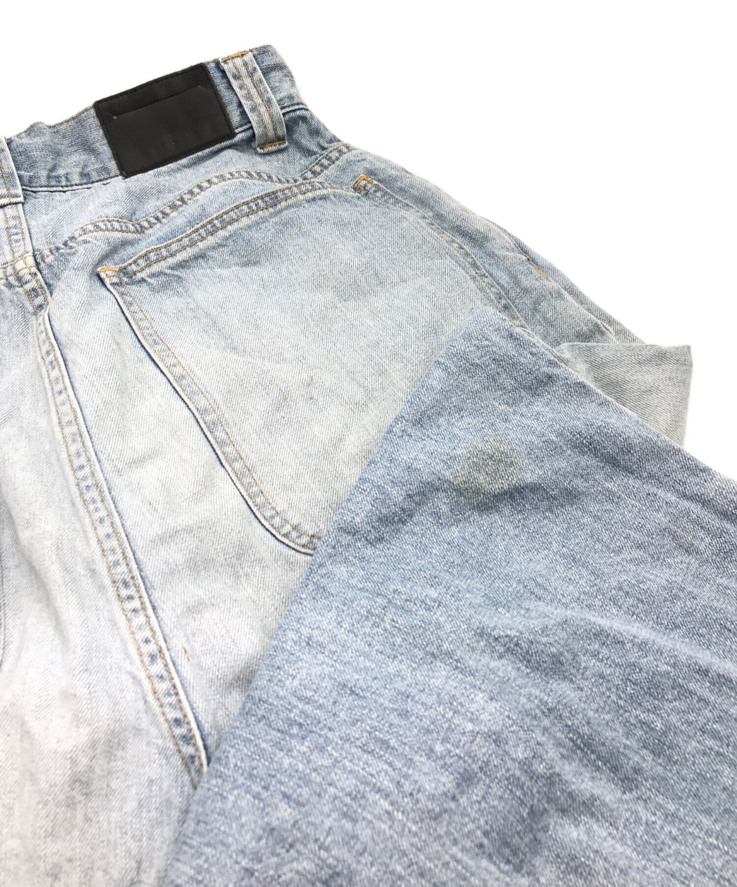 中古・古着通販】jieda (ジエダ) DAMAGE ONE TUCK WIDE STRAIGHT