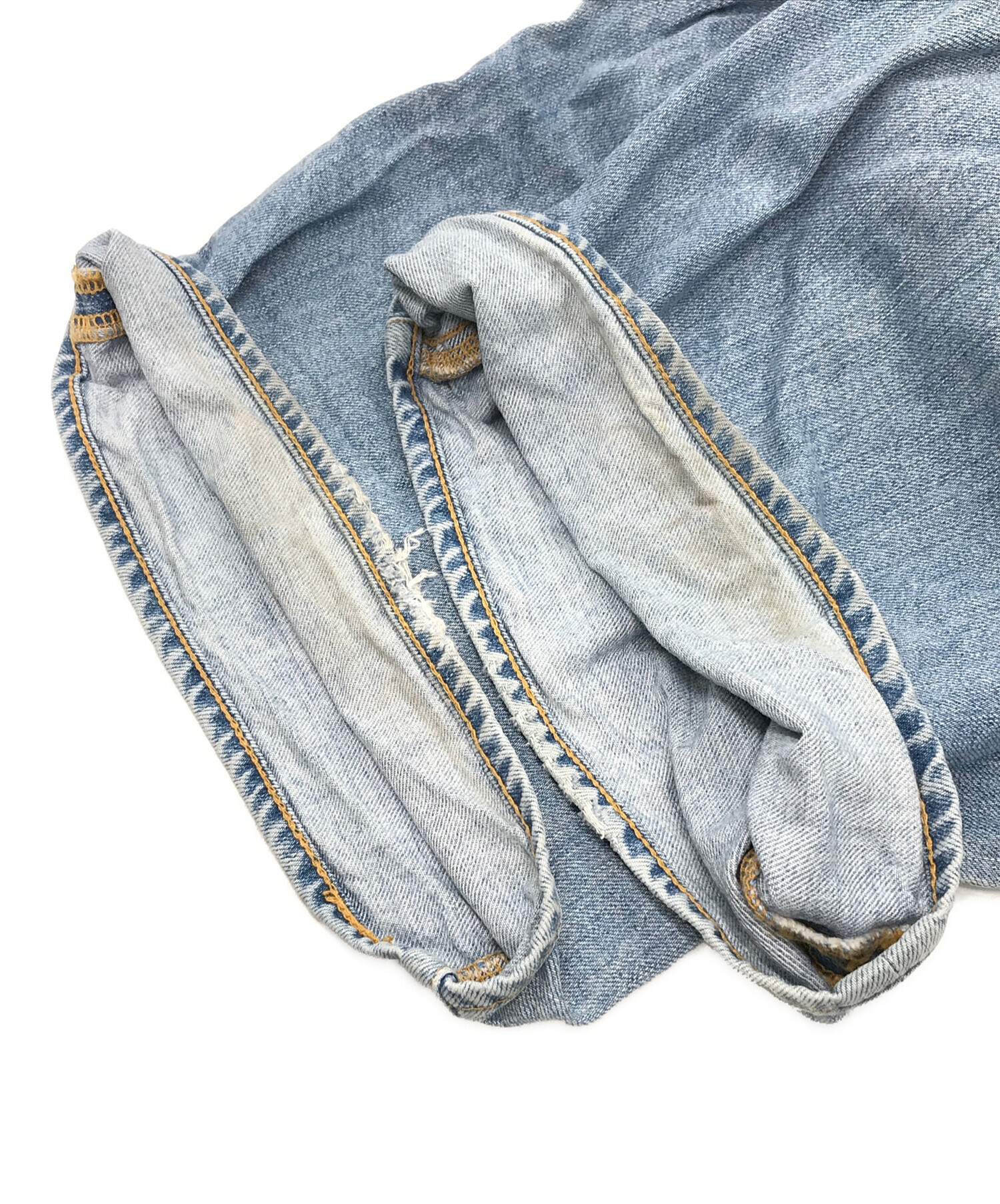 中古・古着通販】jieda (ジエダ) DAMAGE ONE TUCK WIDE STRAIGHT DENIM