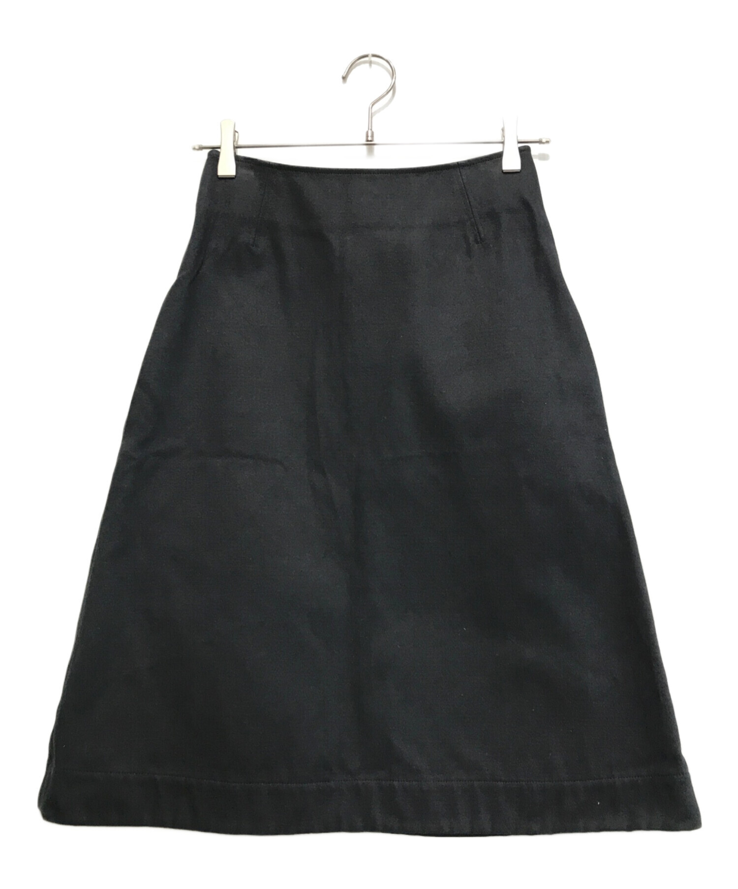 中古・古着通販】CELINE (セリーヌ) Aラインスカート ブラック サイズ 