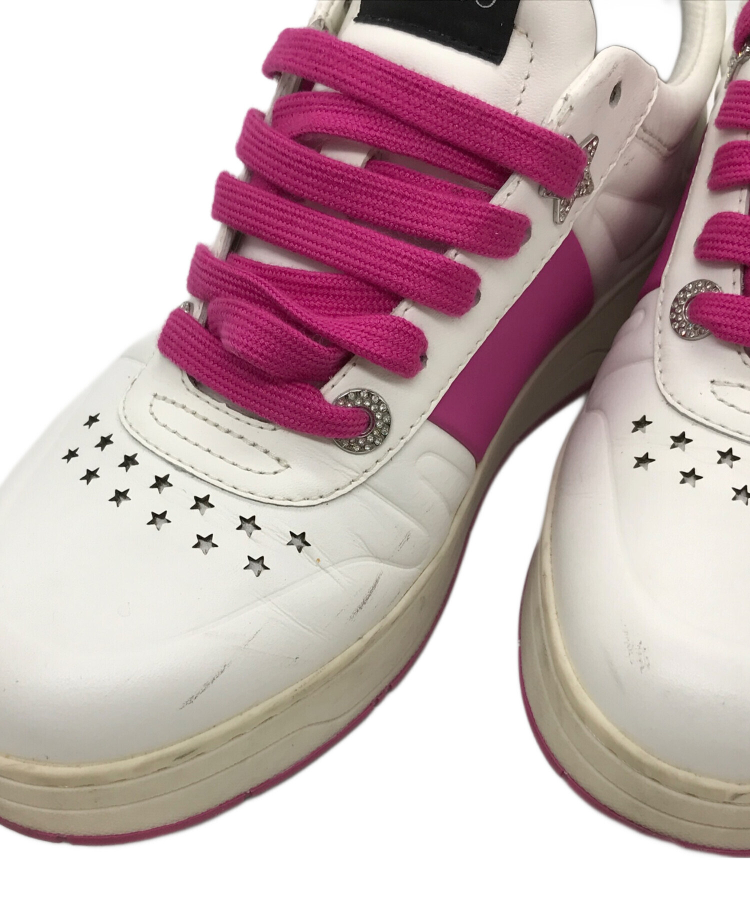 中古・古着通販】JIMMY CHOO (ジミーチュウ) HAWAII/F ADD ホワイト 