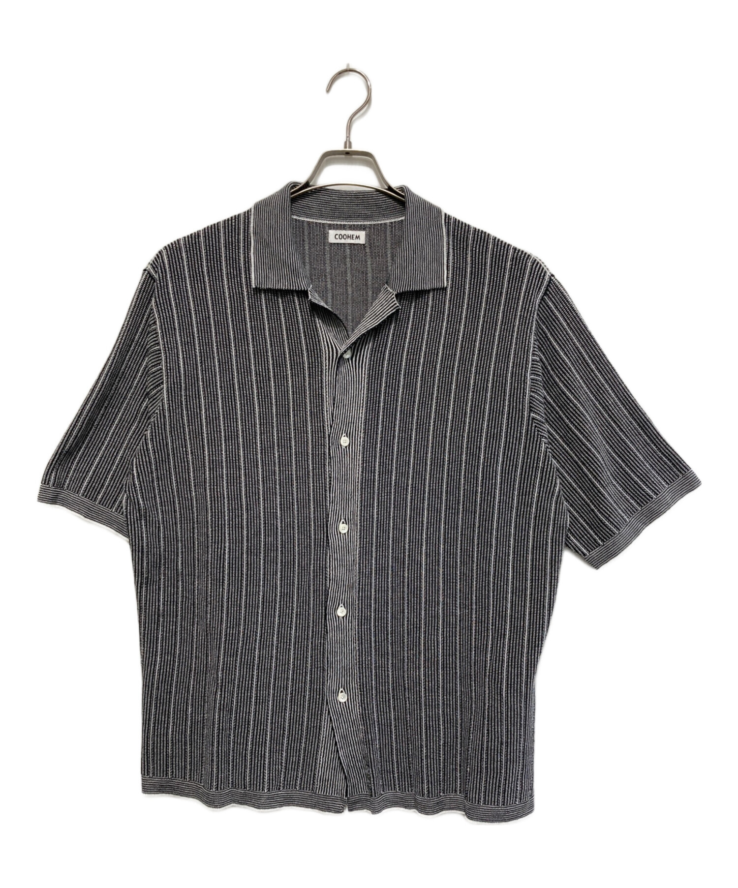中古・古着通販】Coohem (コーヘン) ニットシャツ グレー サイズ:M 