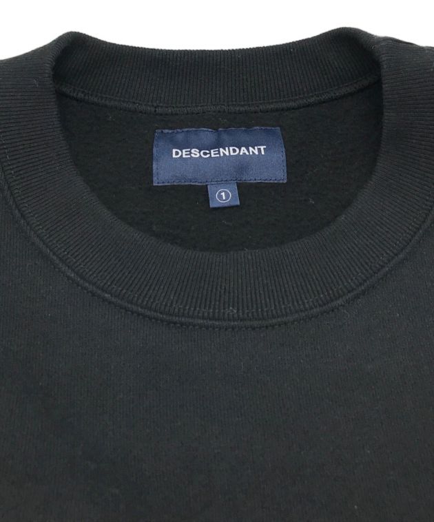 DESCENDANT (ディセンダント) 24SS MAHIMAHI CREW NECK ブラック DESCENDANT (ディセンダント) 24SS MAHIMAHI CREW NECK ブラック