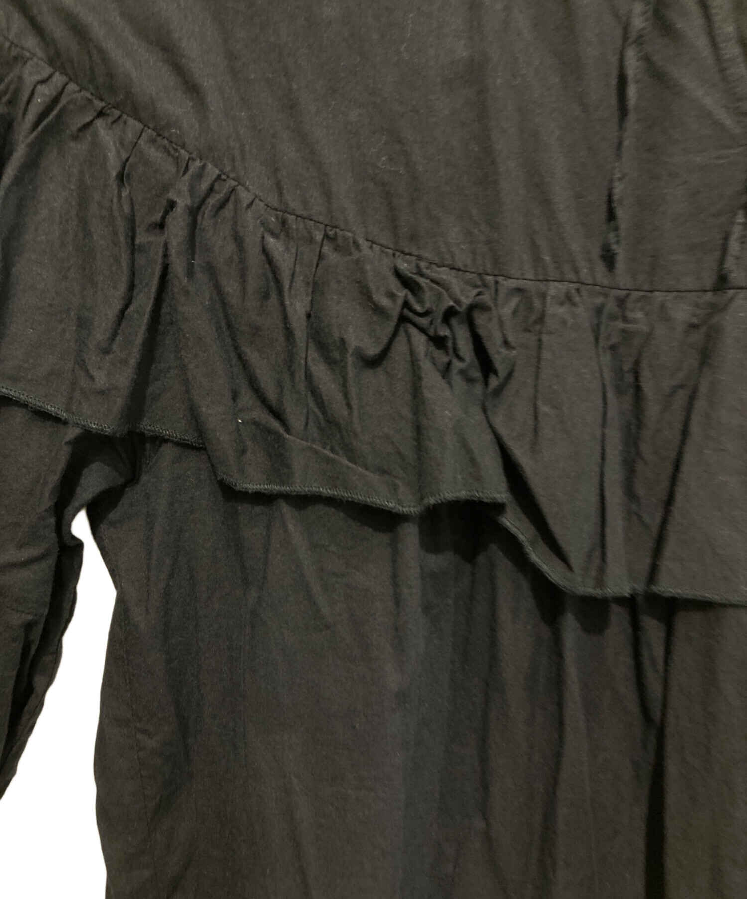 中古・古着通販】AMERI (アメリ) MEDI 2WAY COTTON FRILL TUNIC BLOUSE 