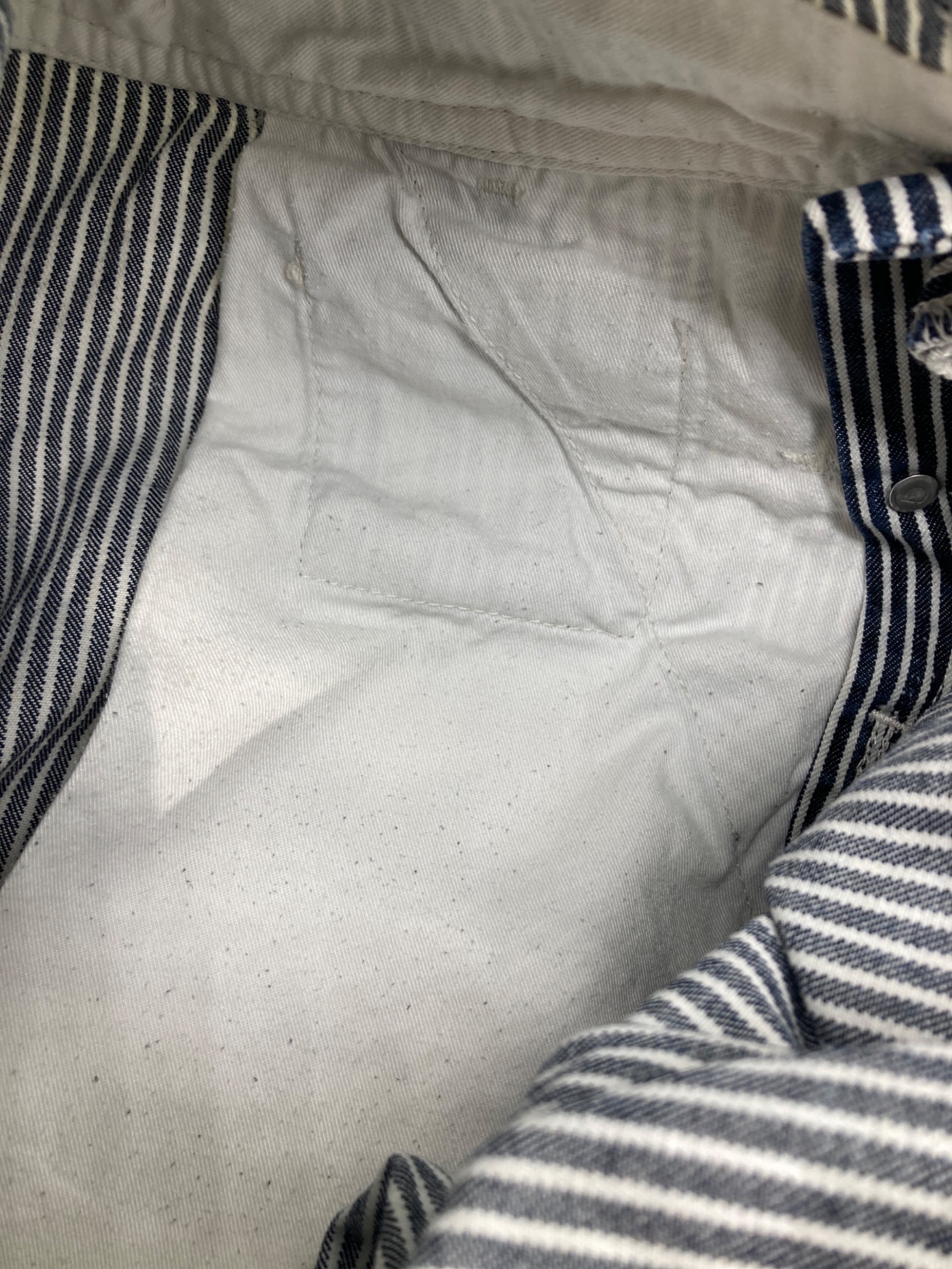 中古・古着通販】CarHartt (カーハート) ストライプオーバーオール