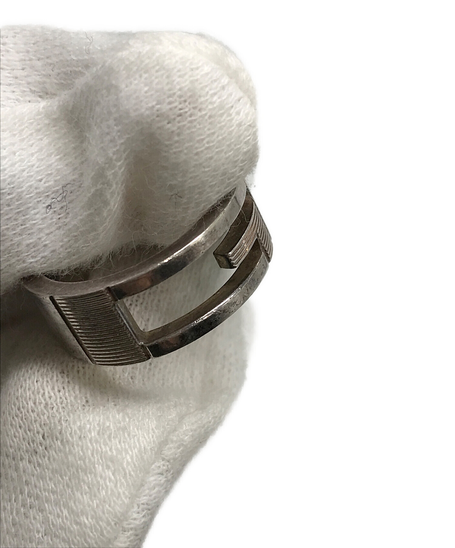 中古・古着通販】GUCCI (グッチ) リング シルバー サイズ:14号