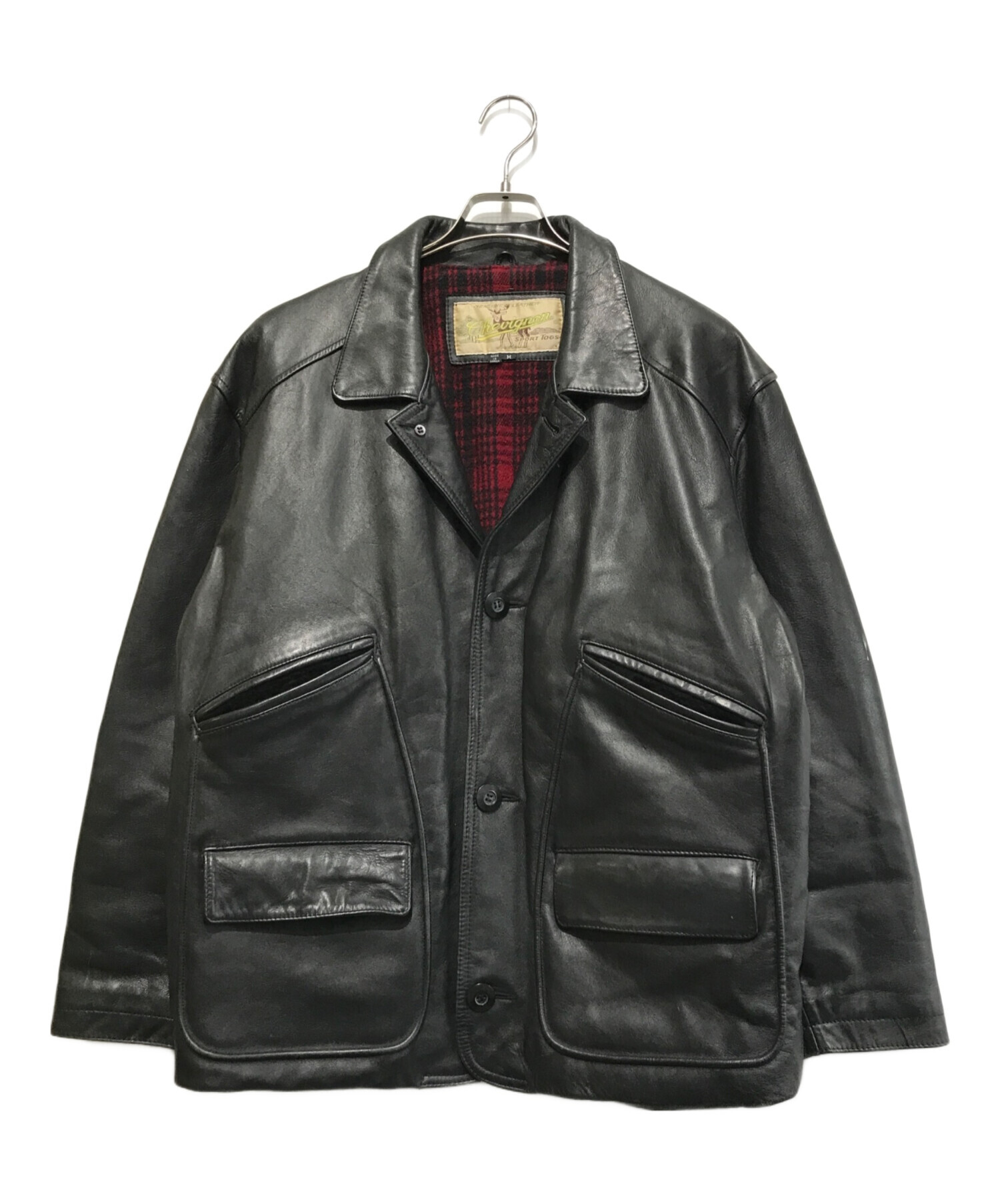 CHEVIGNON シェビニオン ヴィンテージ カレッジ ジャケット 中古・古着通販】CHEVIGNON (シェビニオン) 古着レザージャケット