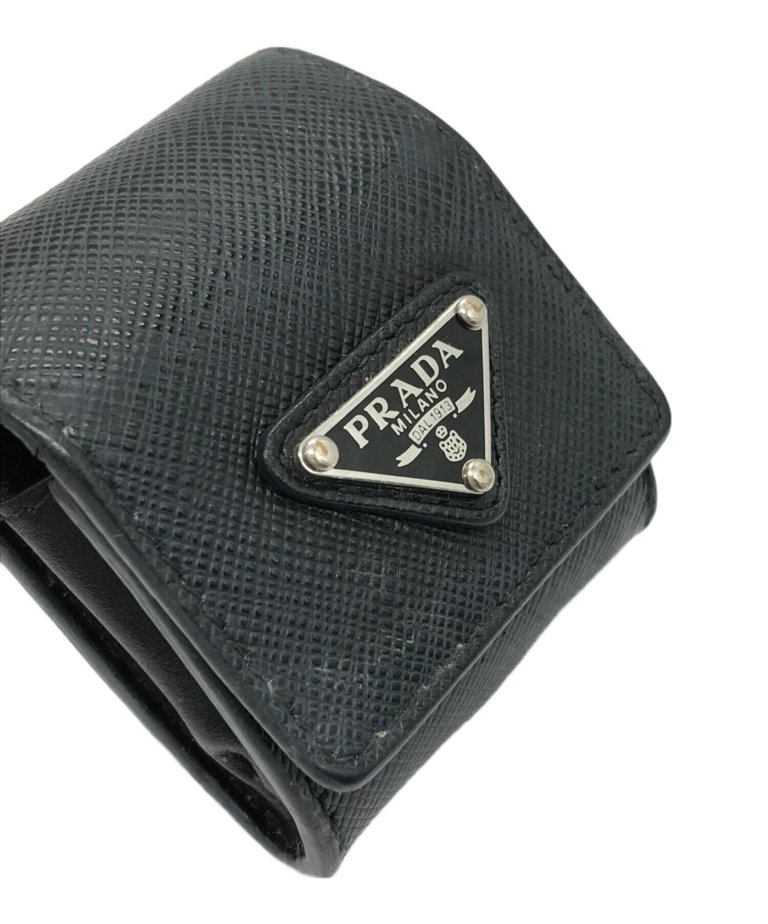 中古・古着通販】PRADA (プラダ) サフィアーノレザーAir Pods ケース