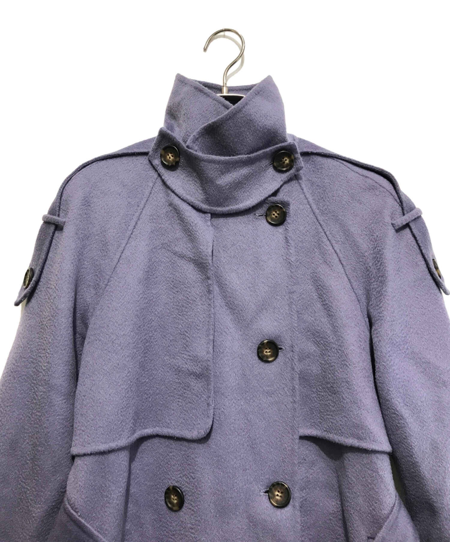 【SNIDEL】ウロコカシミヤスタンドカラーコート【ウサギオンライン】 SNIDEL（スナイデル）の「ウロコカシミアスタンドカラーコート（その他