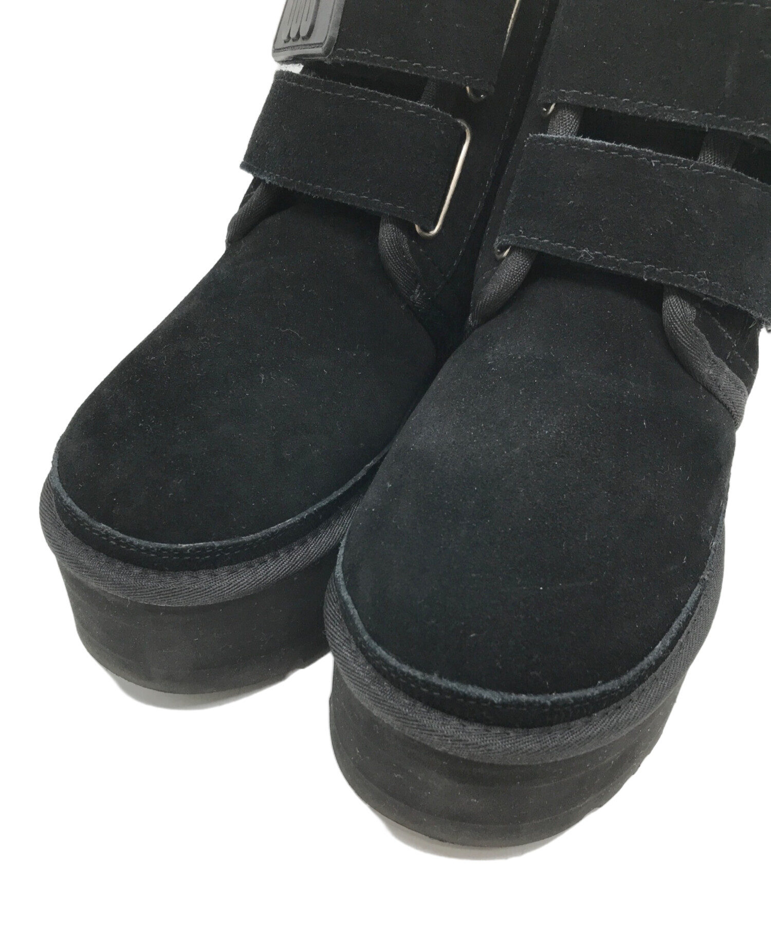 美品☆ UGG Neumel Platform 24cm ブラック UGG アグ ニューメル プラットフォーム チェルシー ブーツ レディース