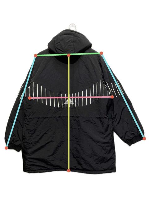 【SUPREME】美品 Pinstripe Panel Parka XL 黒 中古・古着通販】SUPREME (シュプリーム) 19AW Pinstripe Panel Sports