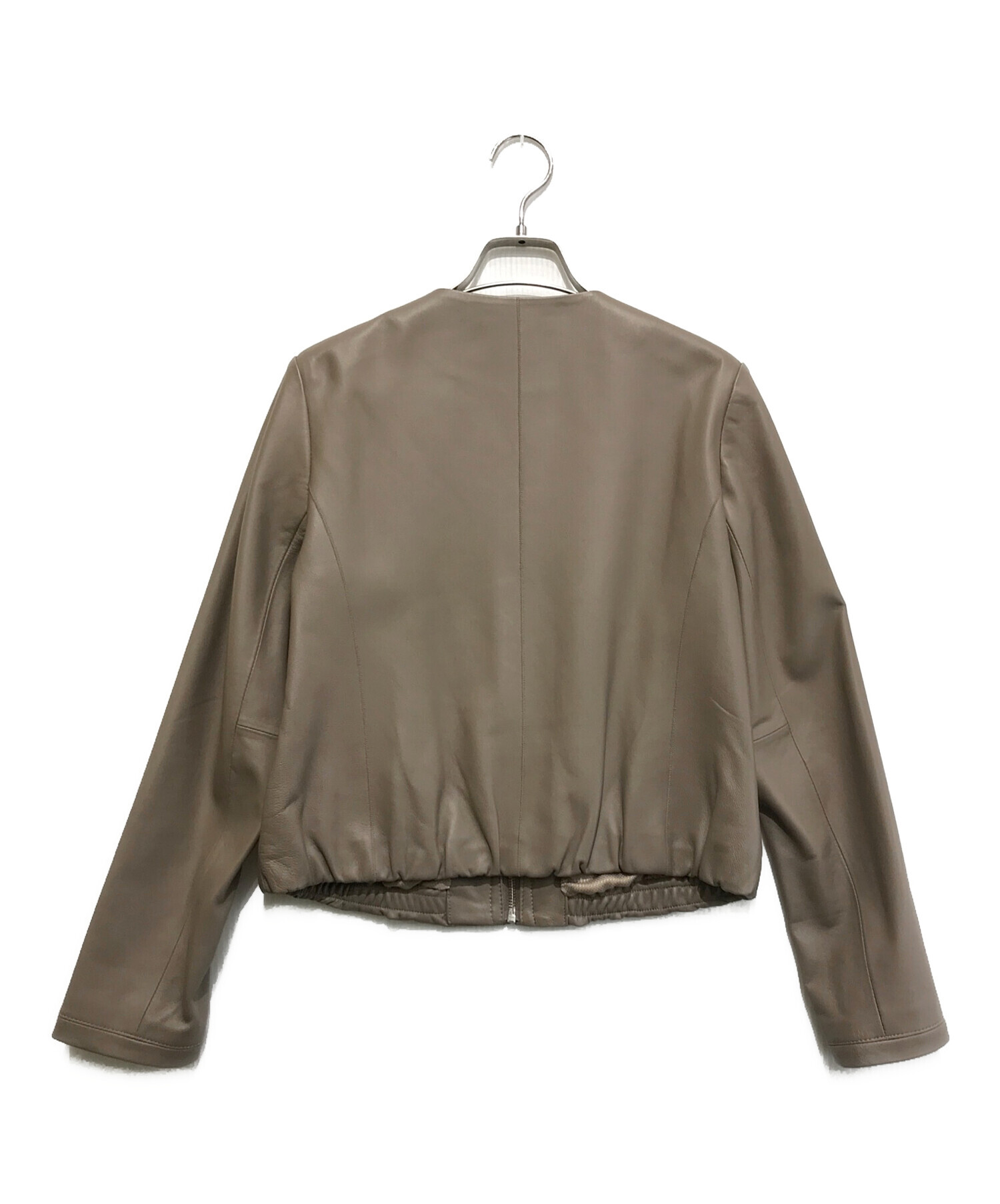 中古・古着通販】stola. (ストラ) ラムレザージャケット ブラウン