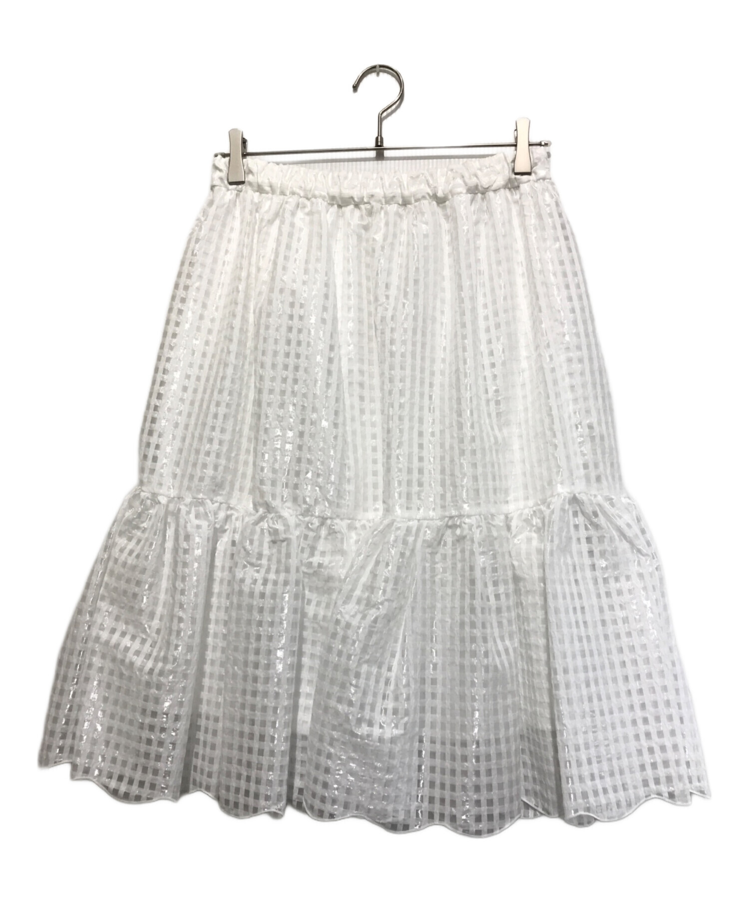 スカートセットアップ ロージーモンスター スカート 中古・古着通販 rosy monster ロージーモンスター hem frill skirt グレー サイズ FREE ブランド・古着通販 トレファク公式 TREFAC FASHION スマホサイト