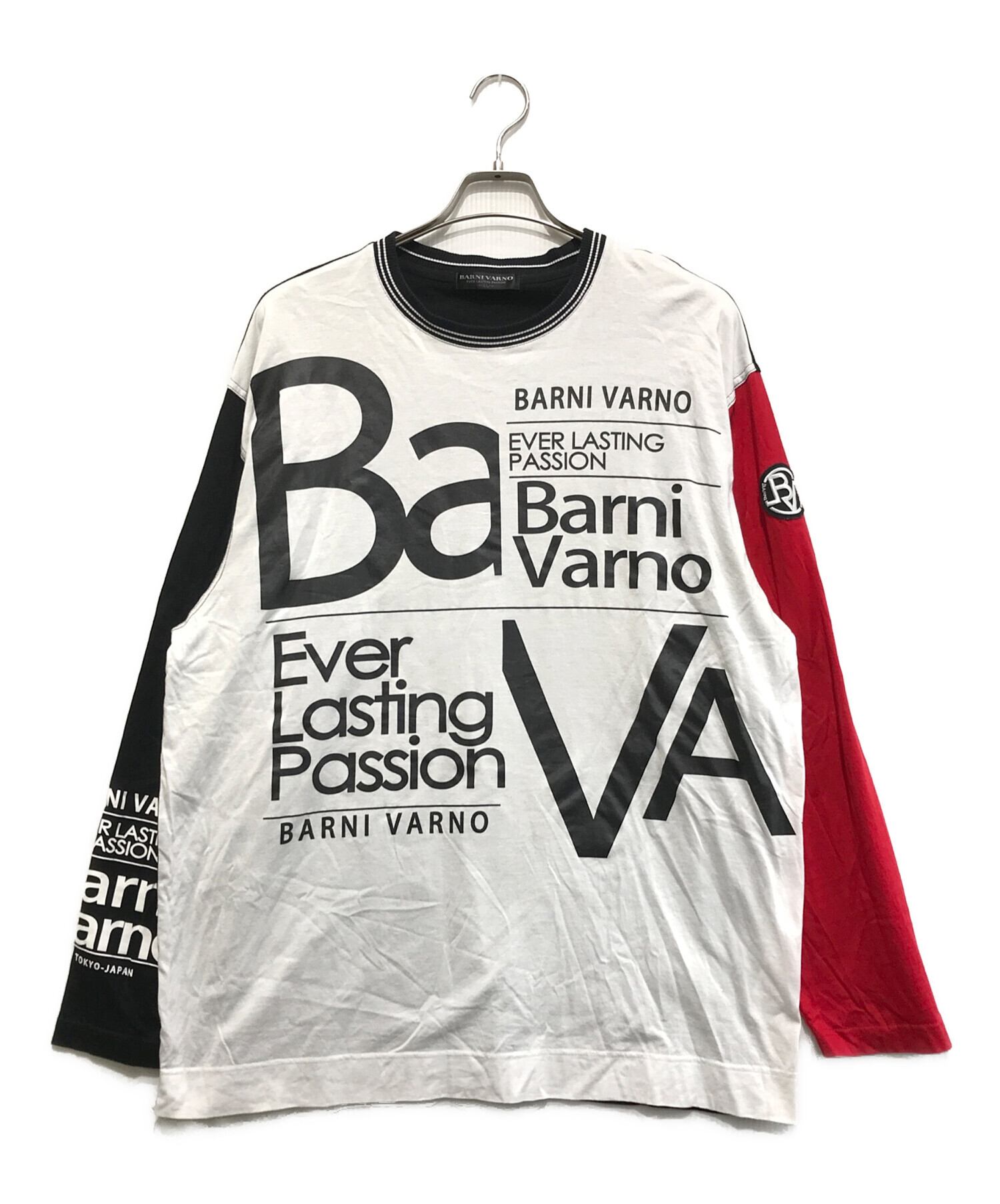 極美品 BARNI VARNO ユニコーン 長袖 カットソー ロングTシャツ M 