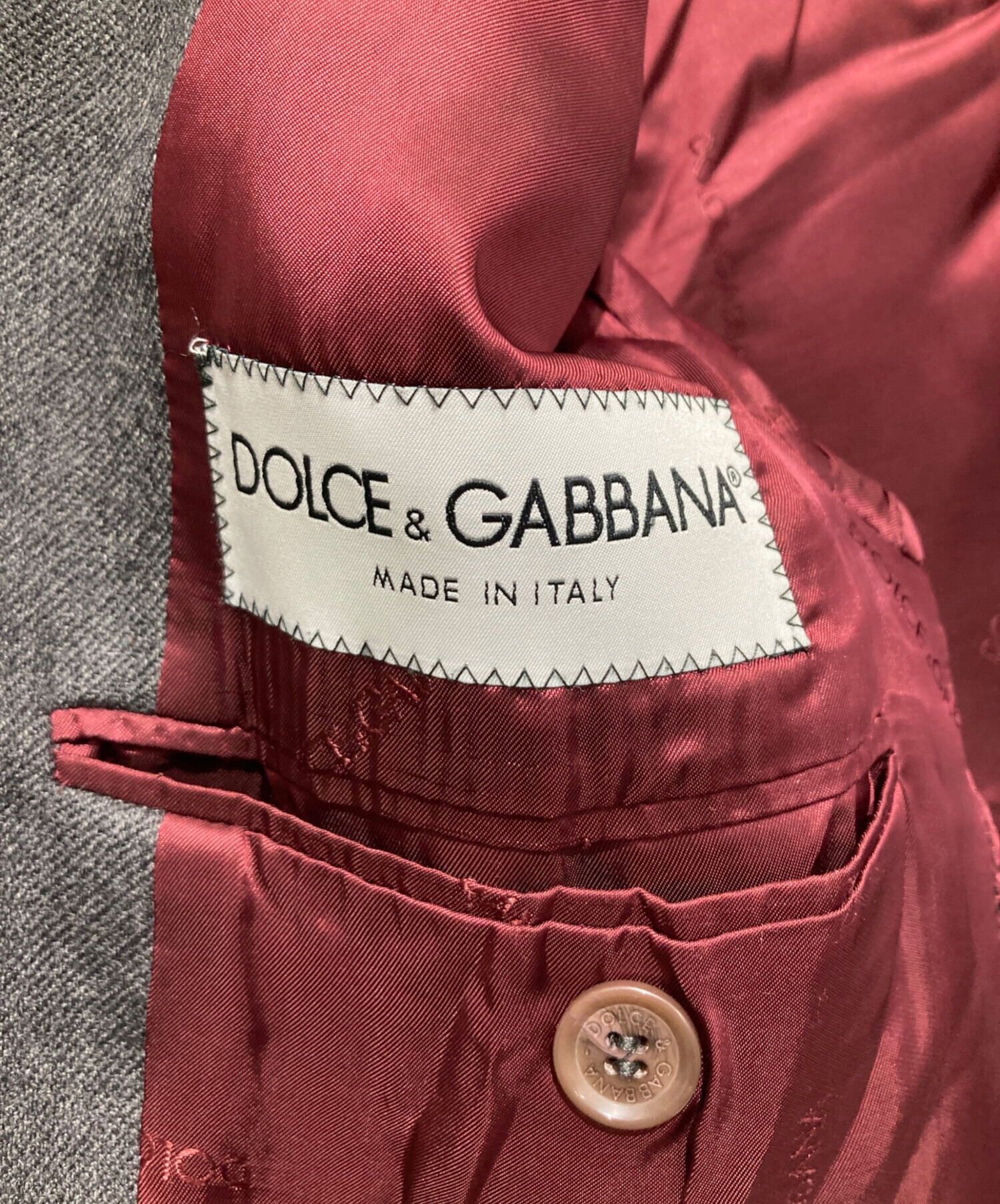 Dolce & Gabbana チェスターコート M　古着 中古・古着通販】DOLCE & GABBANA (ドルチェ＆ガッバーナ) チェスター