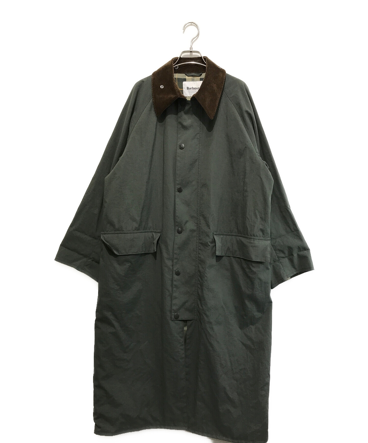 中古・古着通販】Barbour (バブアー) BURGHLEYコート カーキ サイズ:38