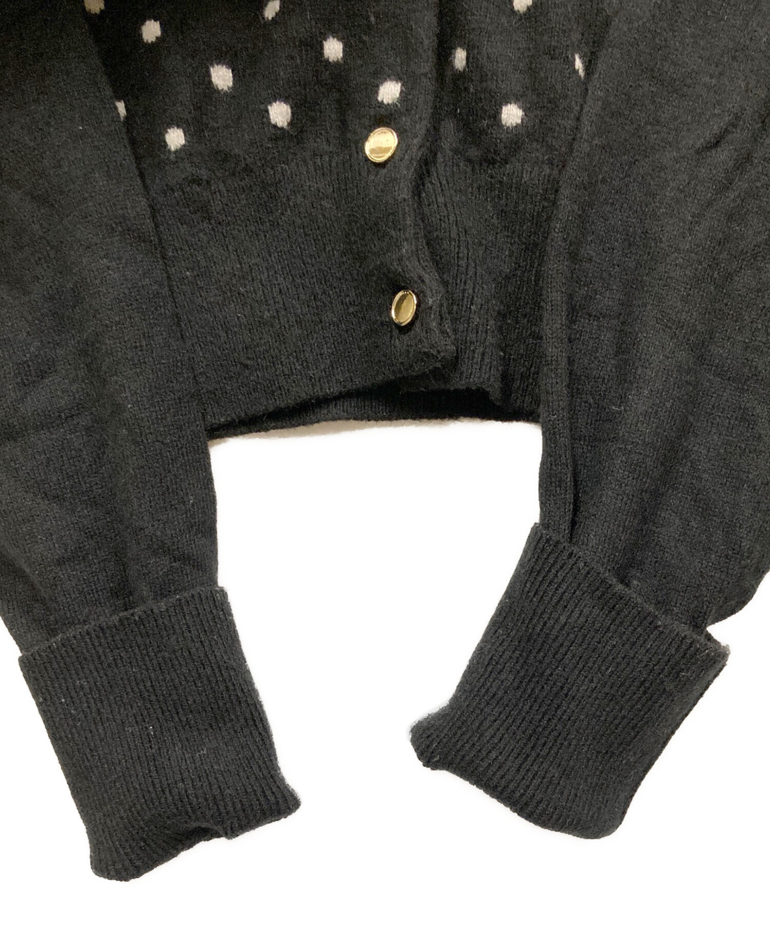 12%OFF) Lily Brown / リリーブラウンLily Bearコンパクトニットカーデ 